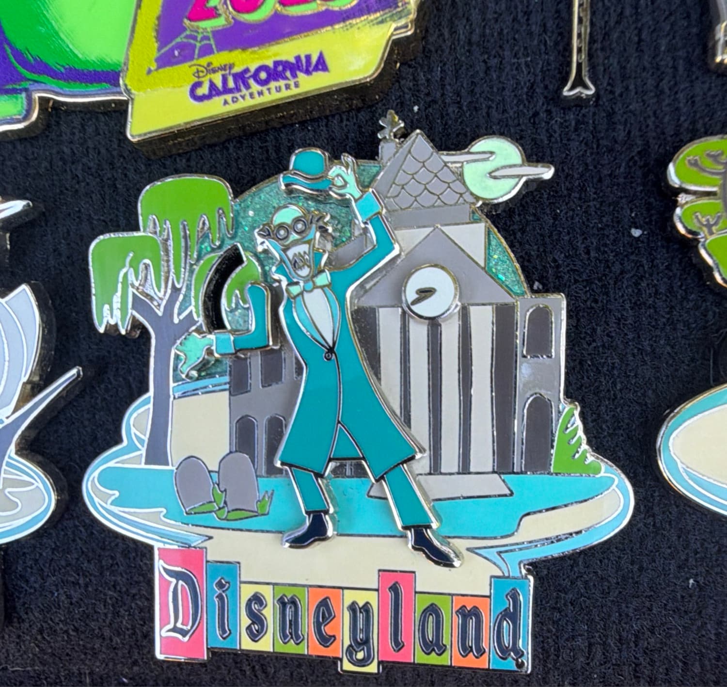 Disneyland Haunted Mansion Dancing Ghoul Retro Collection Pin front