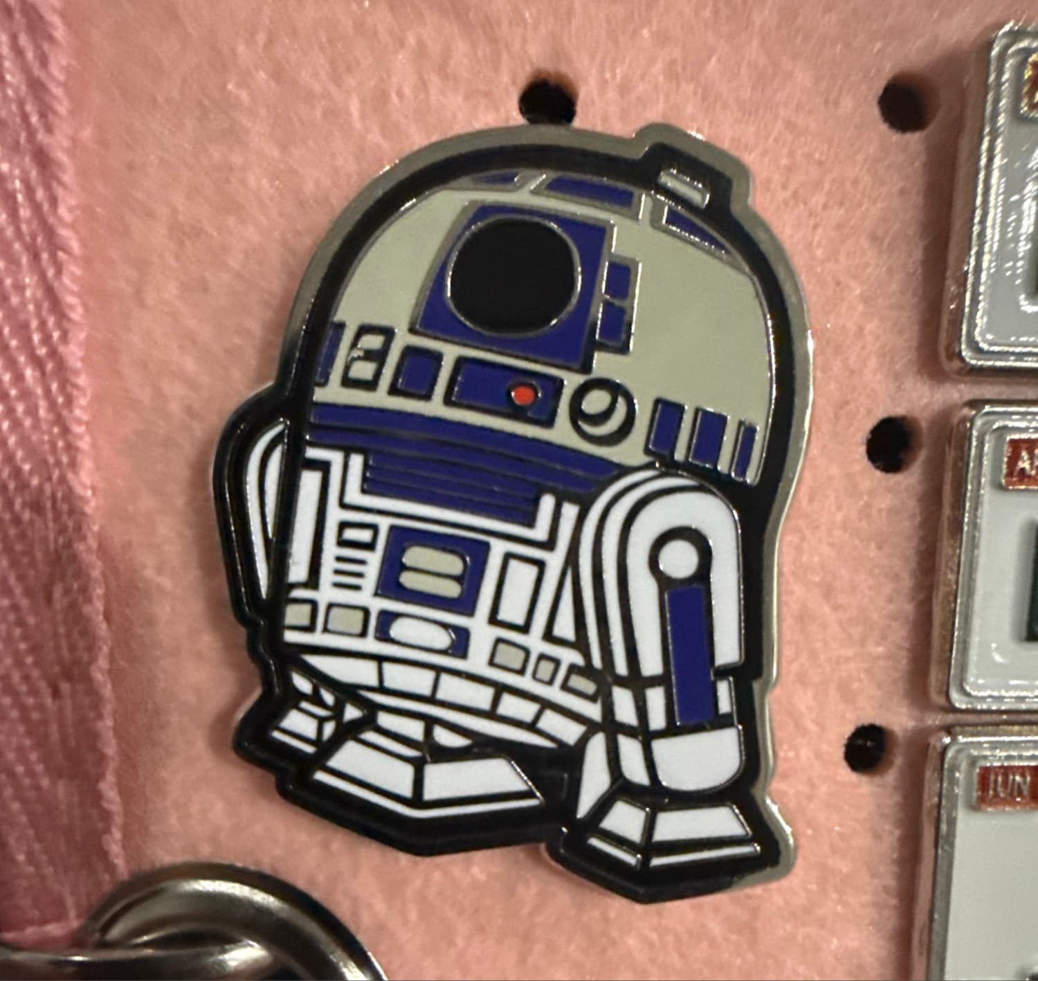Star Wars R2-D2 Chibi Monogram Pin front