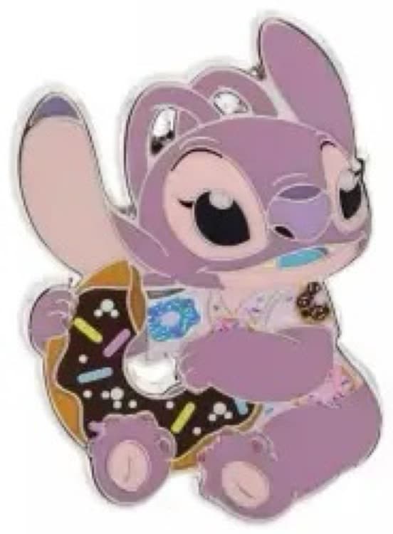 Angel with Donut - Stitch Attacks Snacks - Mystery Pouch front