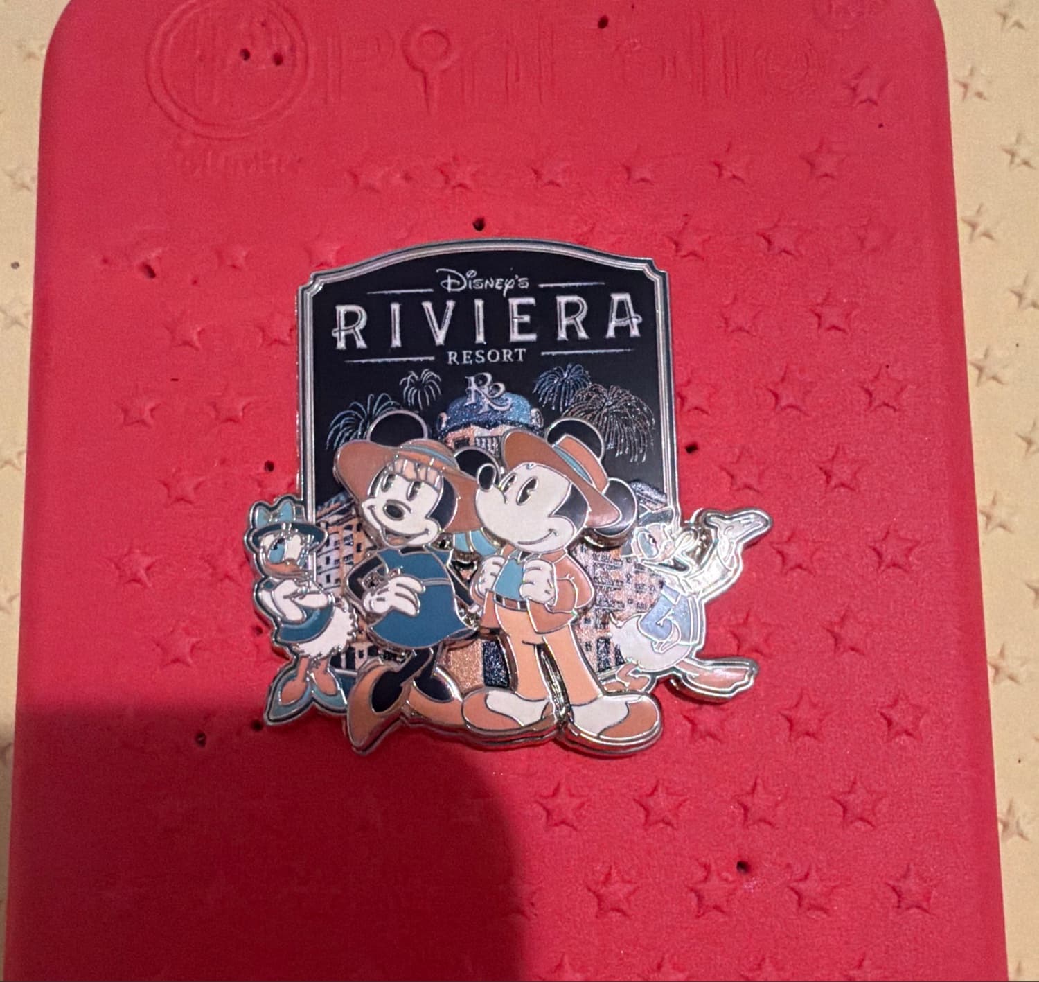Disney's Riviera Resort Mickey & Friends Pin front