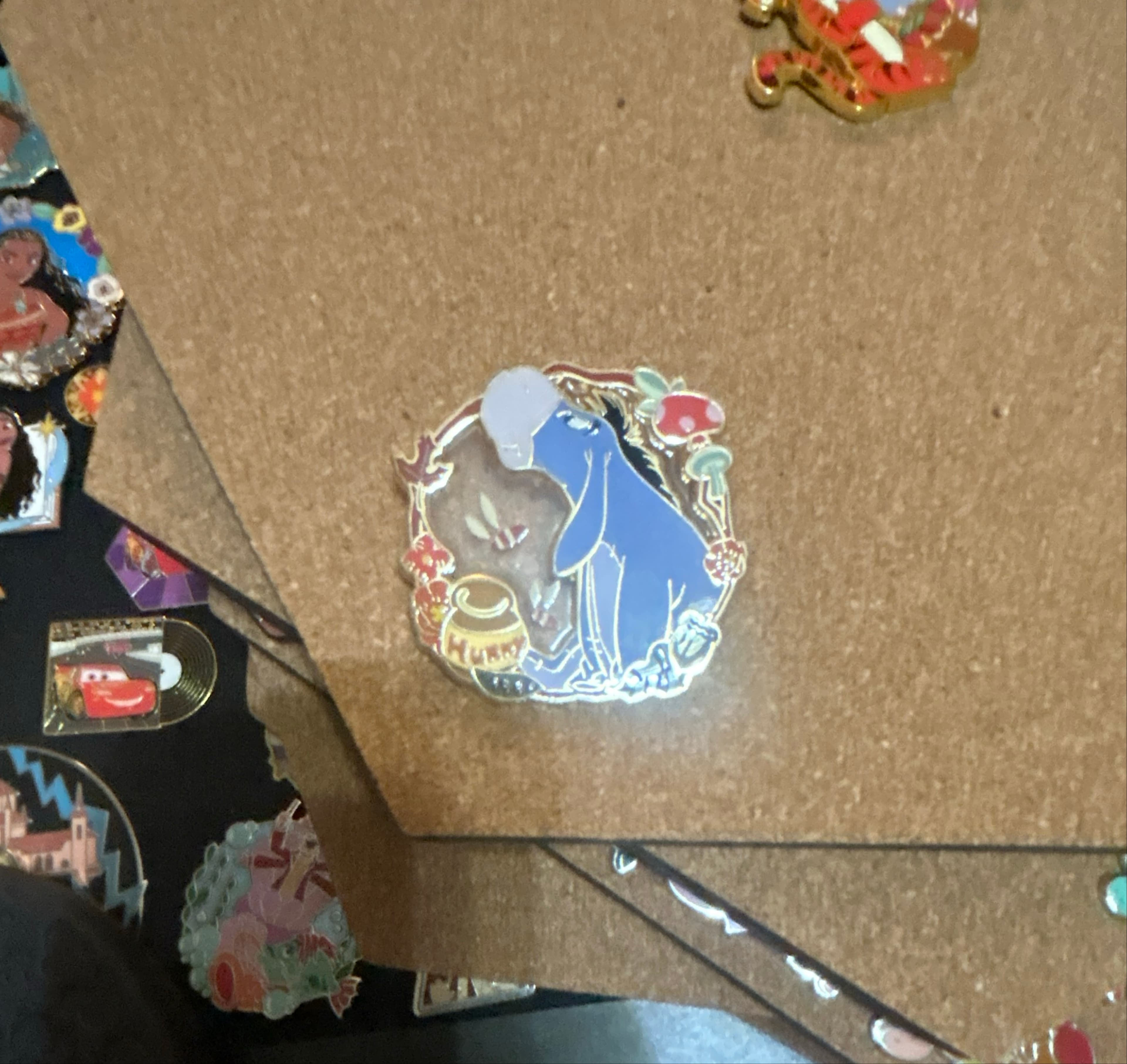 Loungefly Disney Winnie The Pooh Flower Mushroom Blind Box Pin Set - Eeyoreh front