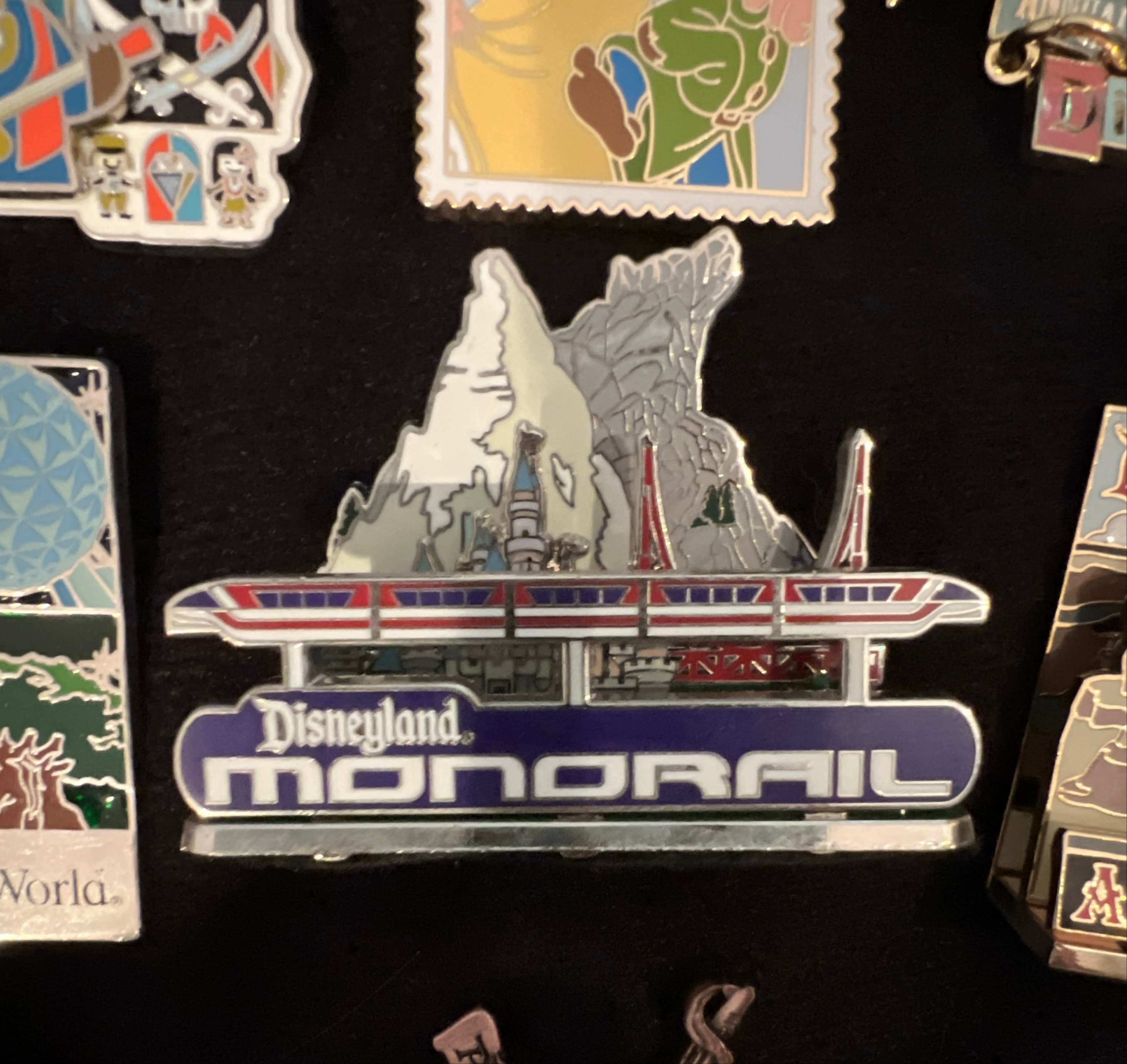 Disneyland Monorail 65th Anniversary Pin front