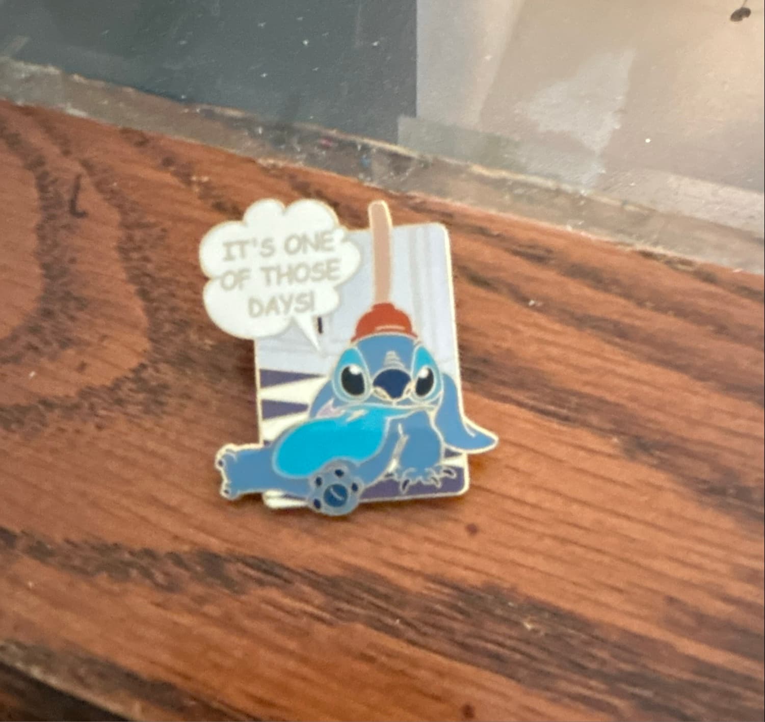 Stitch with Plunger - It's One of Those Days! front