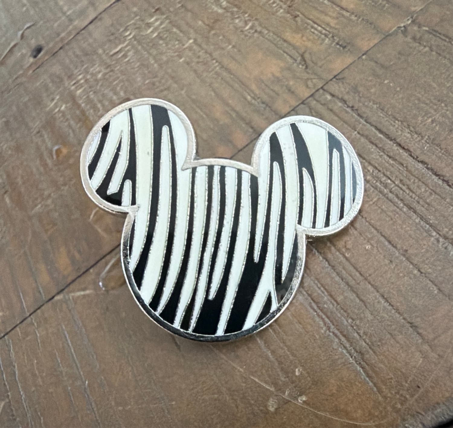 Zebra Print Mickey Mouse Icon front
