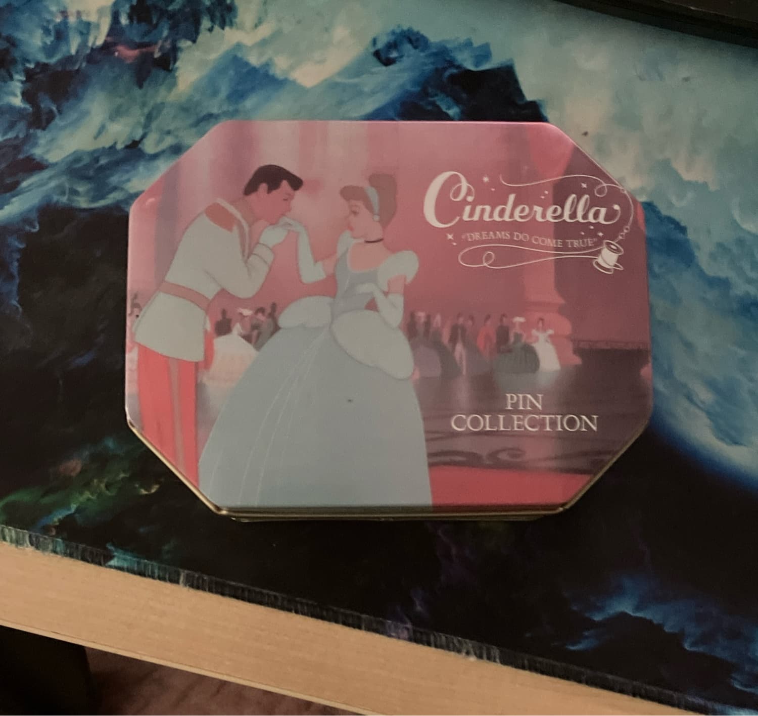 Cinderella 45th Anniversary Dreams Do Come True 6 Pin Set in Tin front