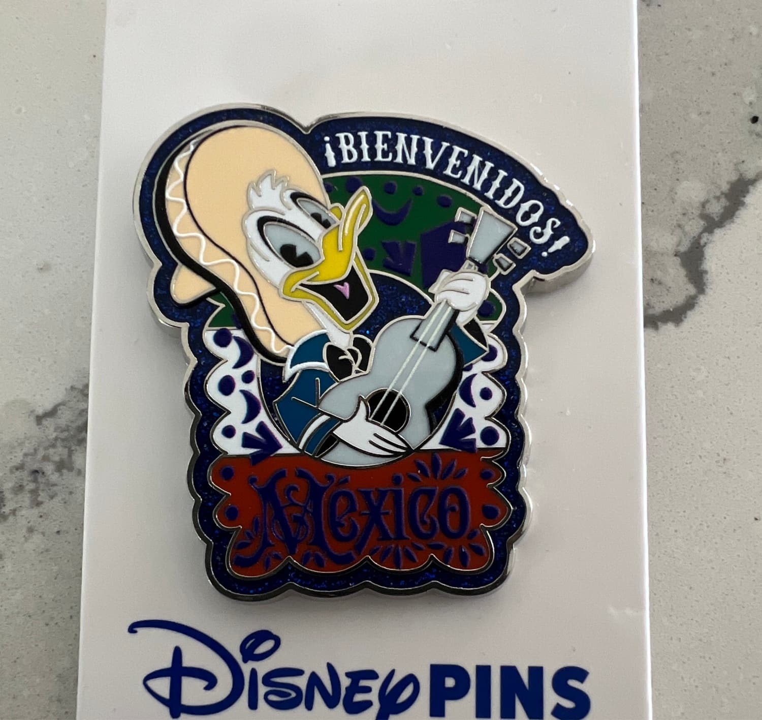 Donald Duck Mexico World Showcase Pin front