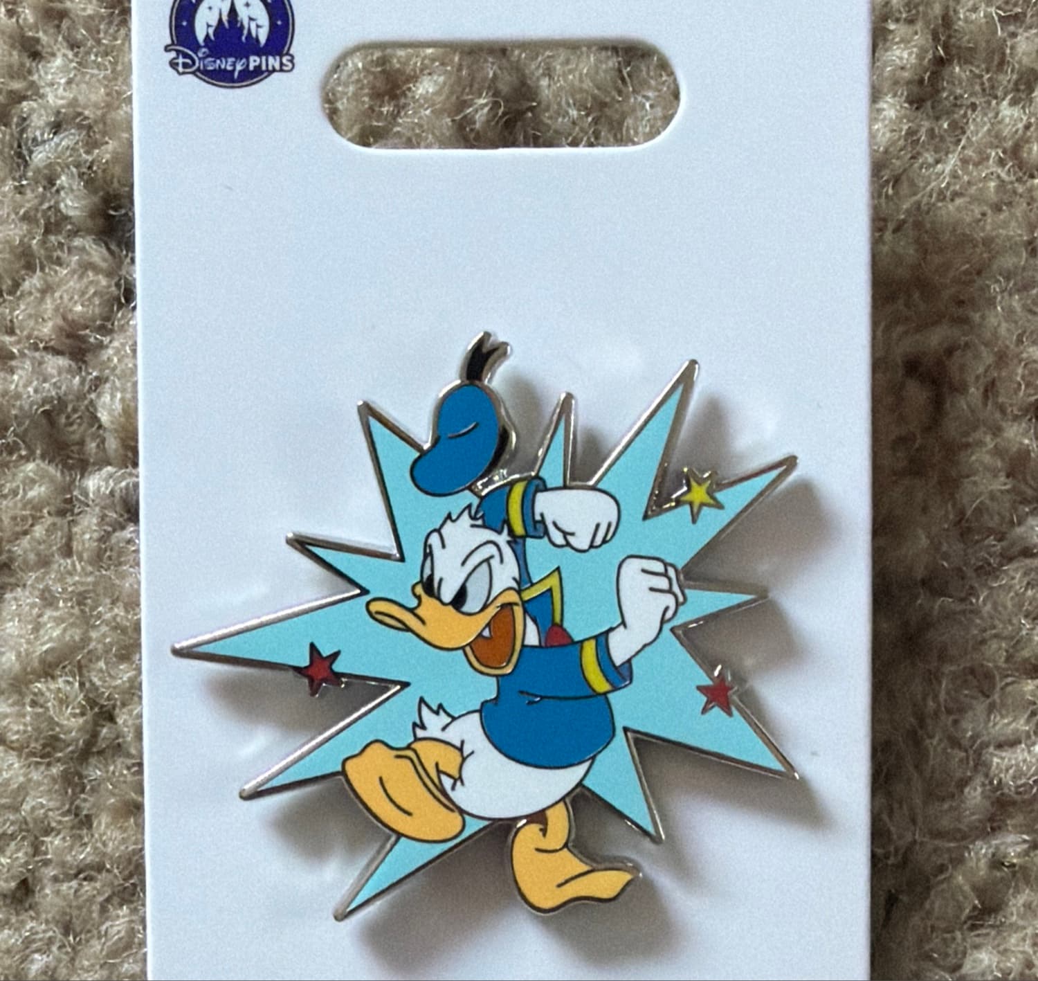 Donald Duck Tantrum Pin front