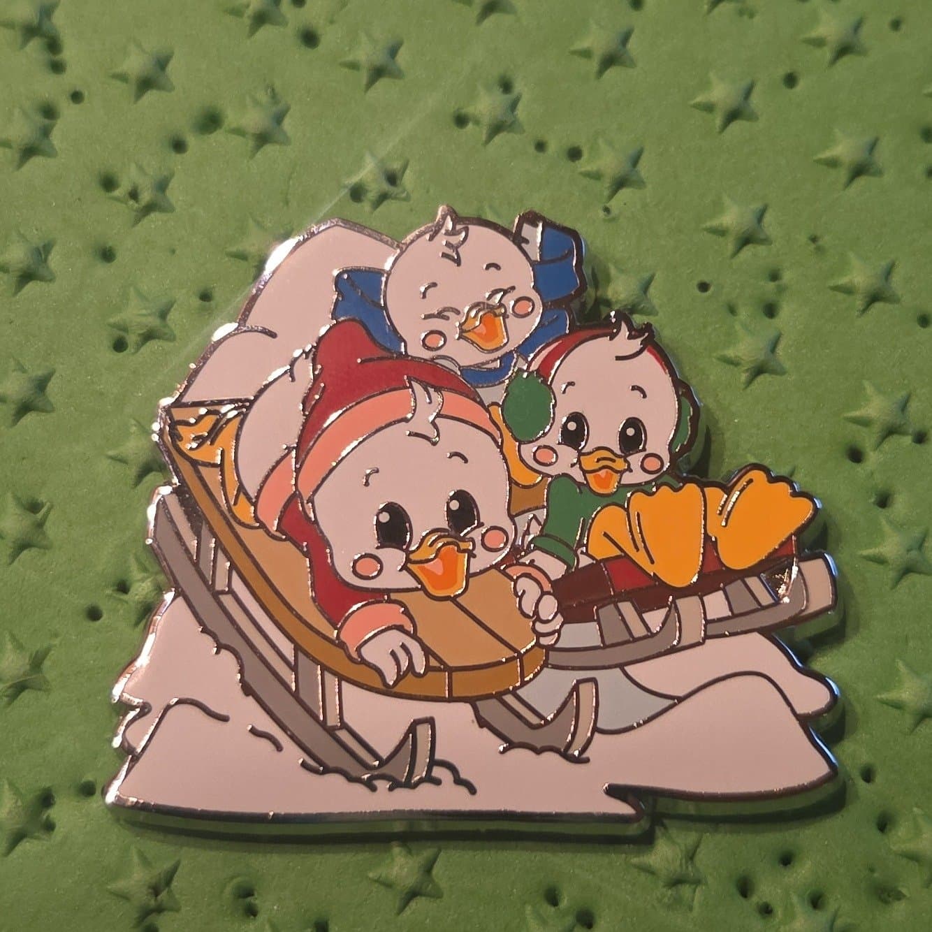 Huey, Dewey, and Louie Sledding - Christmas Cuties Holiday Mystery front