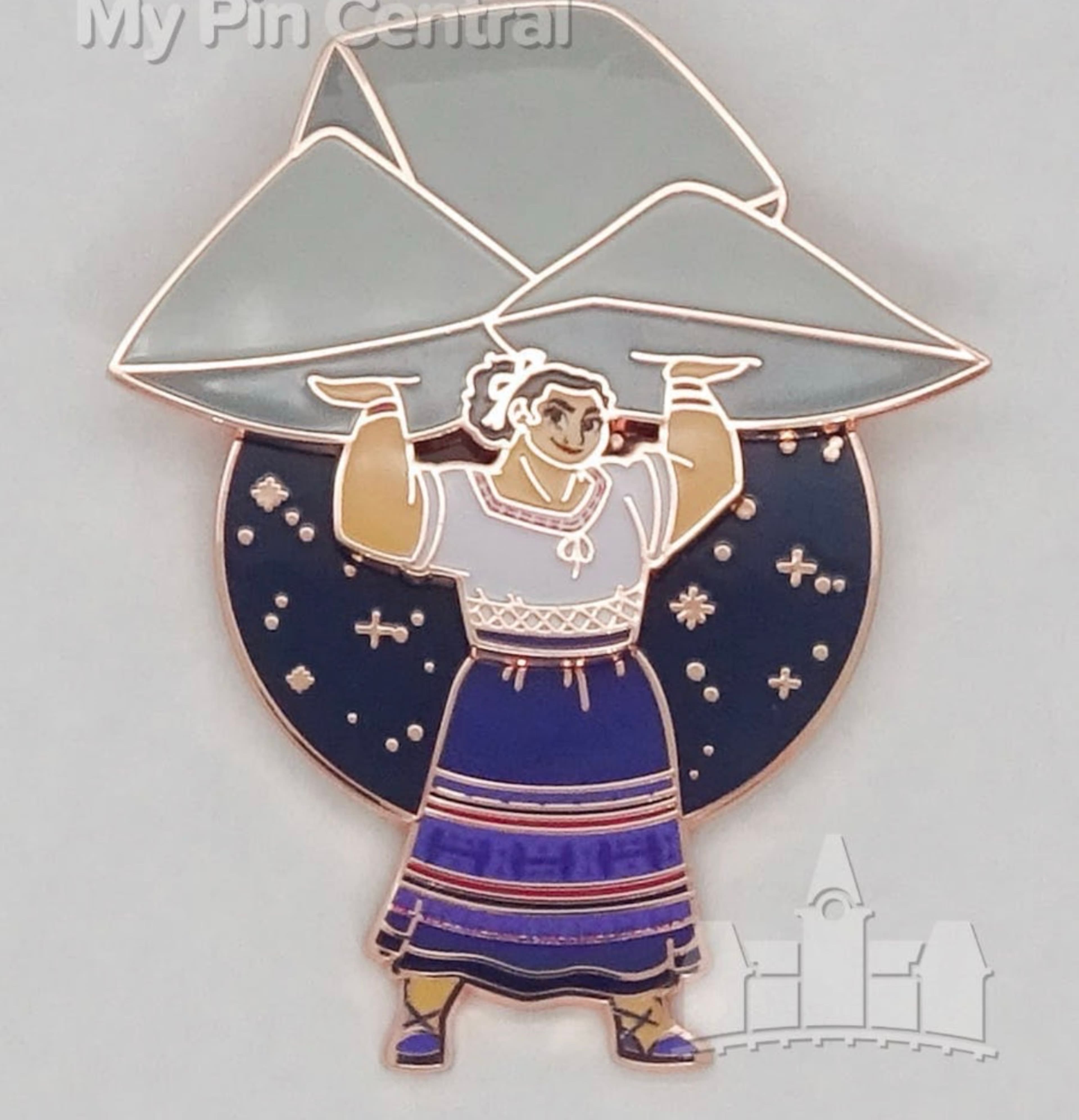 Encanto Luisa Holding Rock Pin front