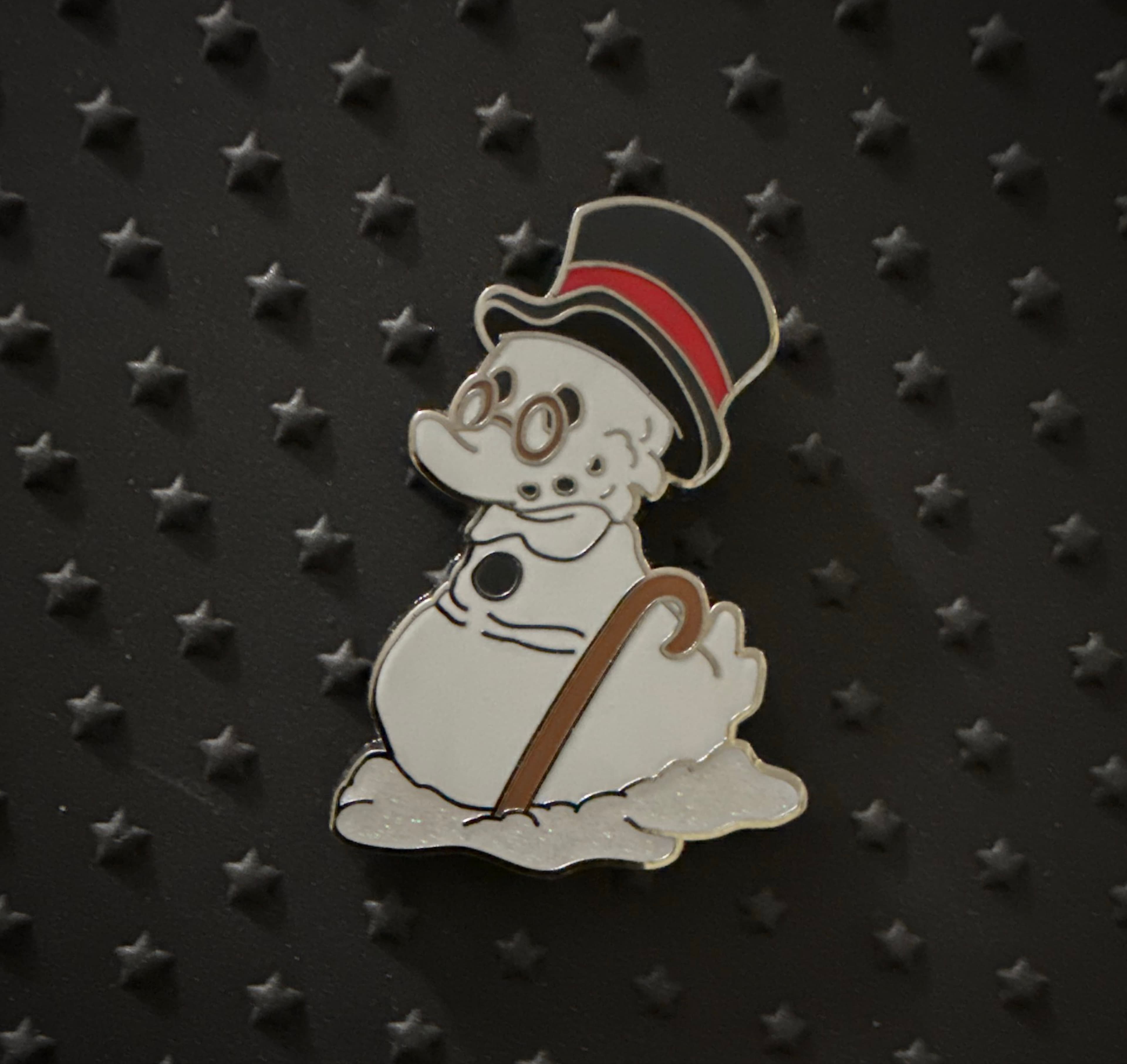 Scrooge McDuck Snowman Mystery Pin front