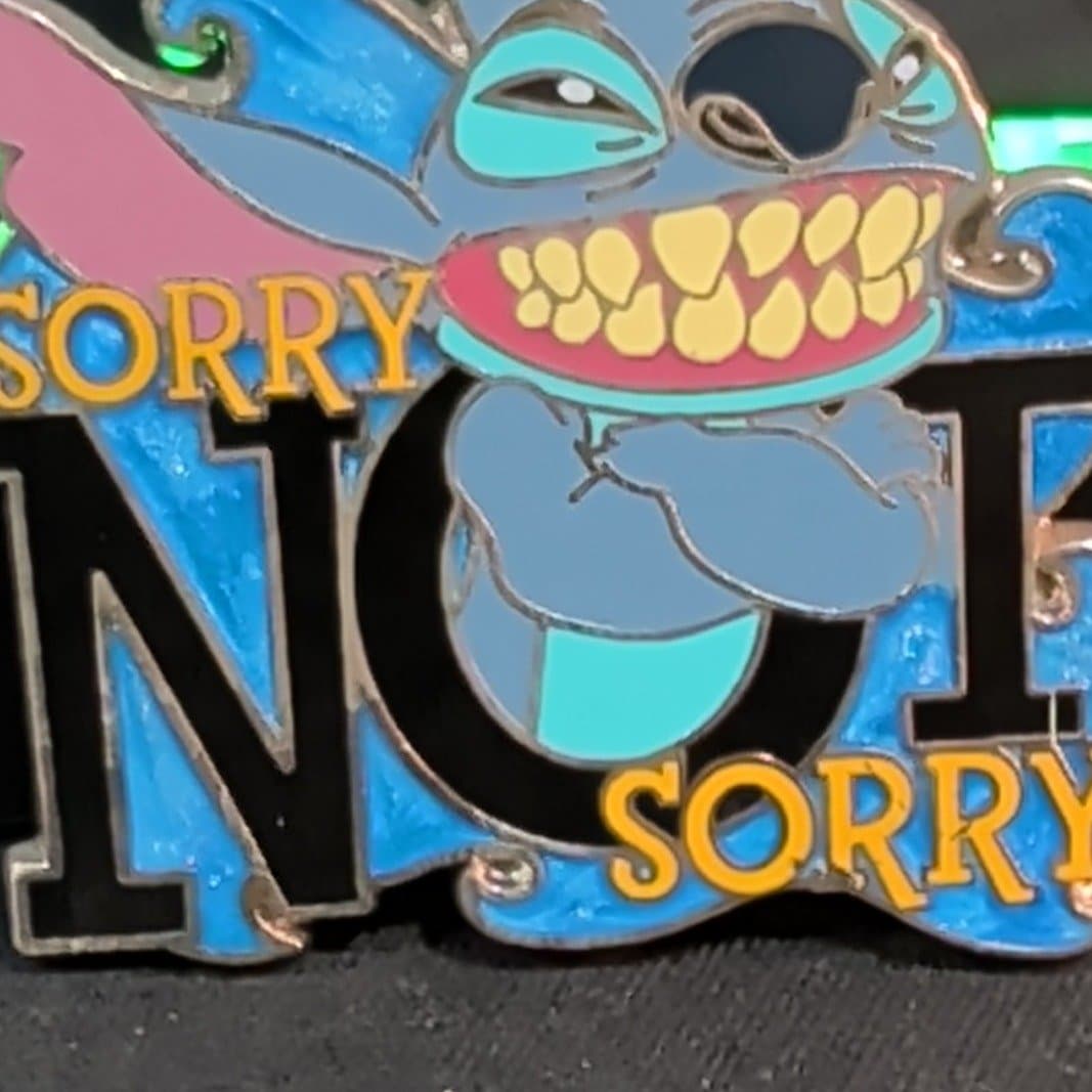 Sorry Not Sorry Stitch front