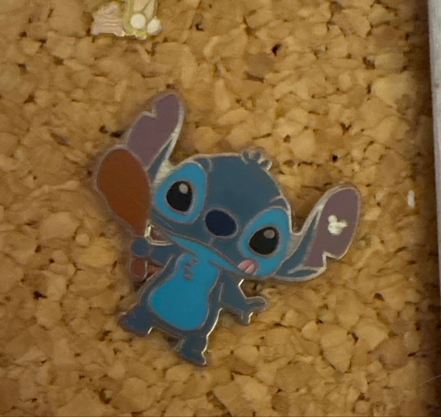Stitch with Turkey Leg - Hidden Mickey front
