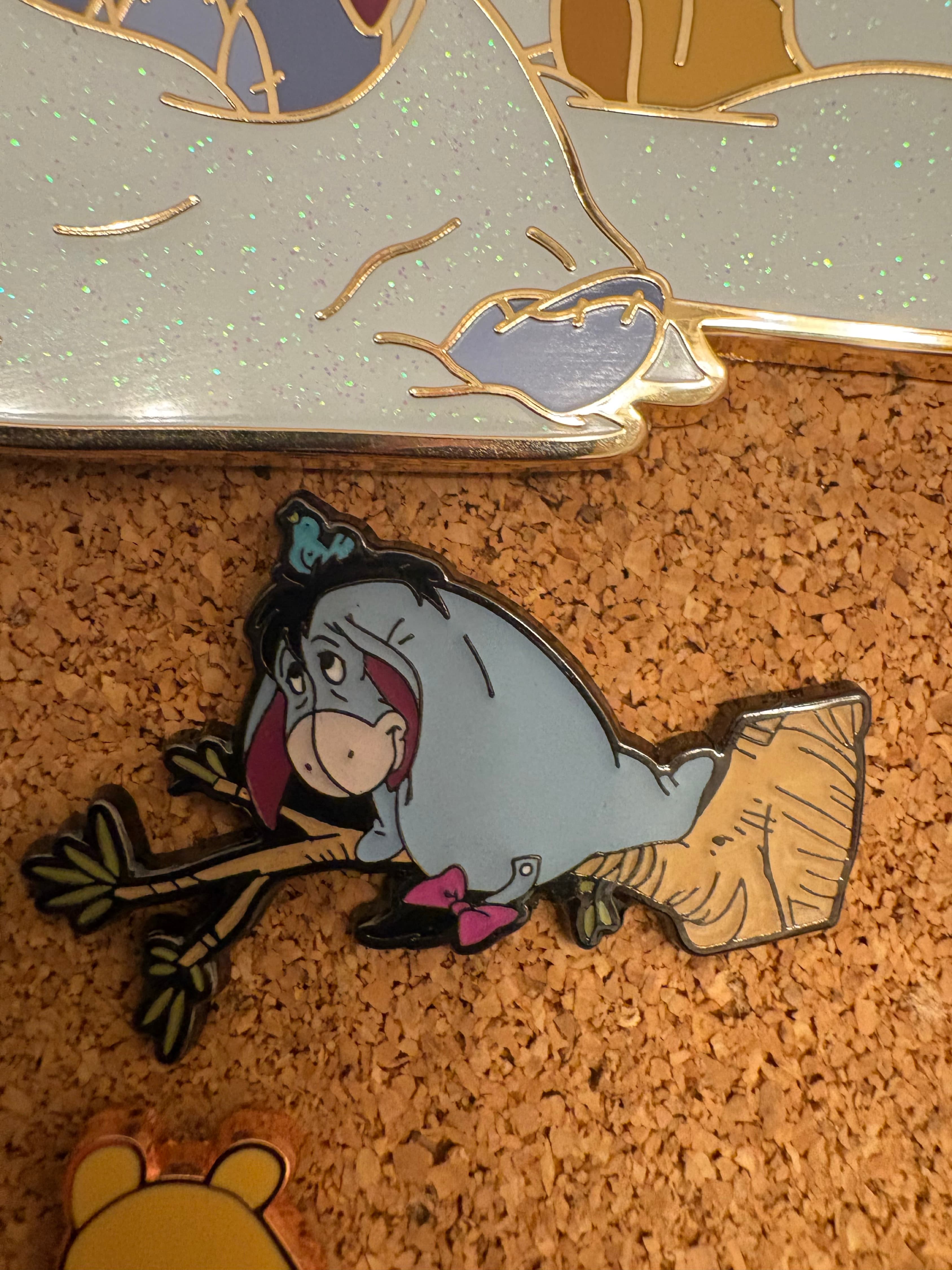 Loungefly Disney Winnie the Pooh Character Tree Blind Box - Eeyore Pin front