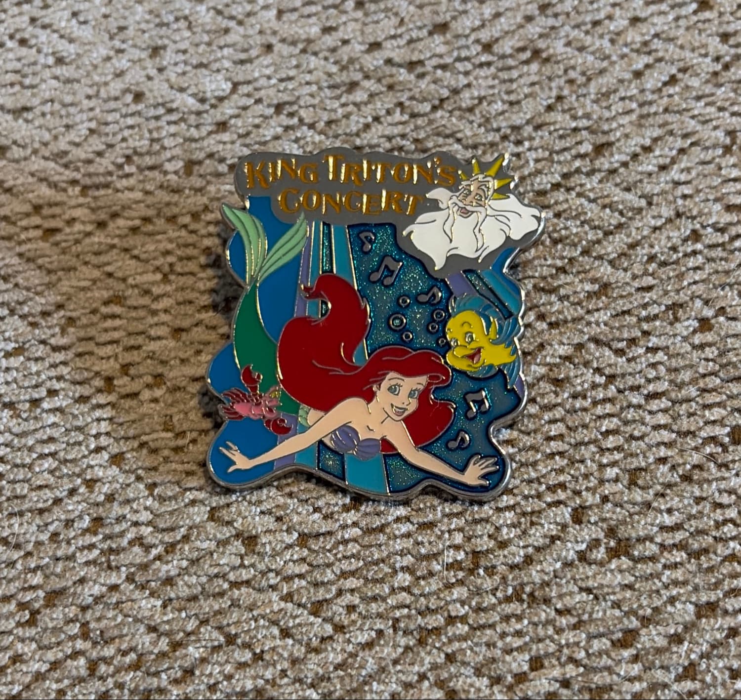 King Triton's Concert - Ariel, Flounder and Sebastian front