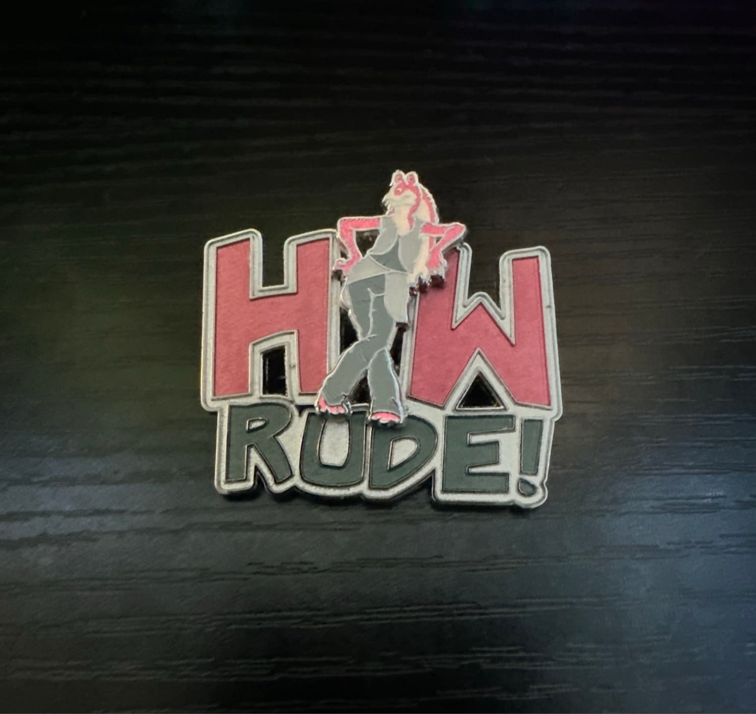 How Rude! - Jar Jar Binks rude front
