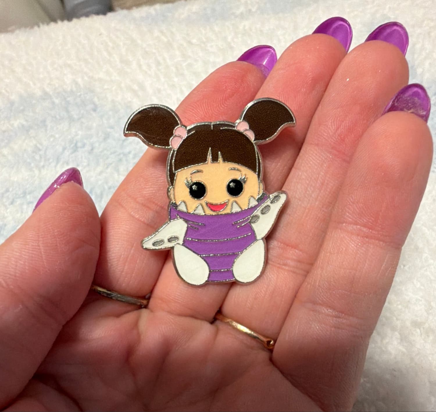 Boo Wishables Pin front