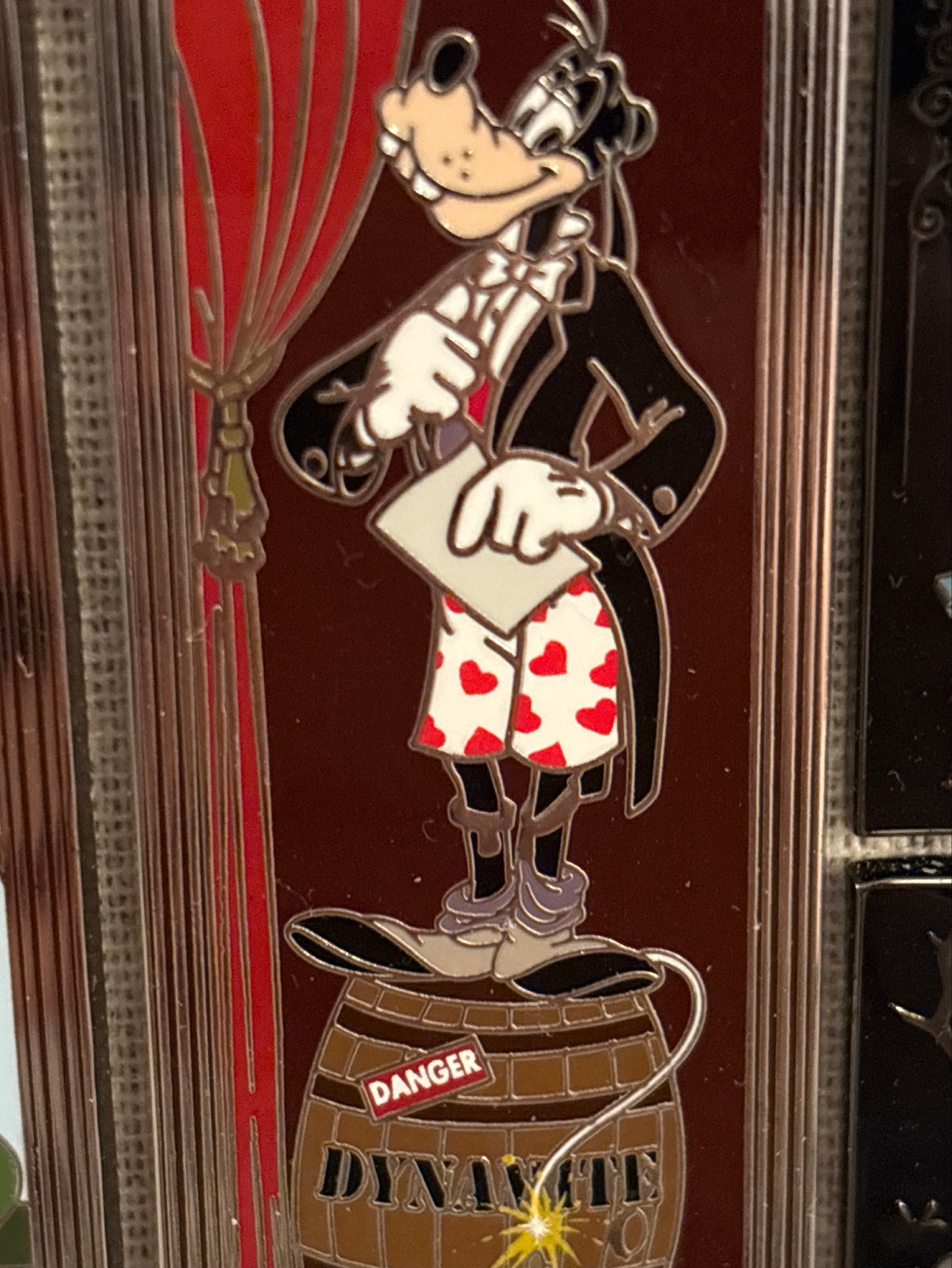 Characters in Stretching Portraits - Goofy on Dynamite - Haunted Mansion front