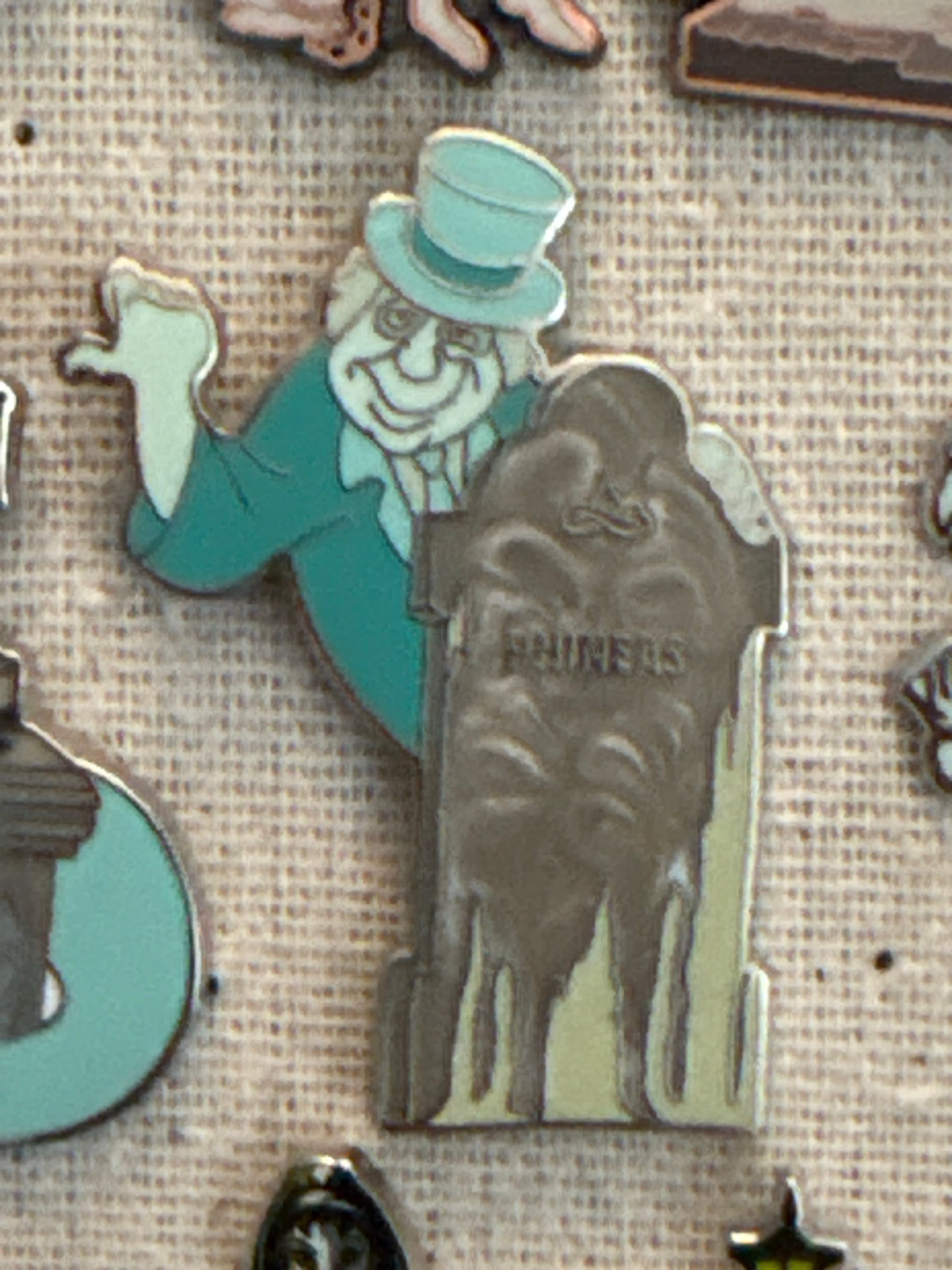Phineas' Tombstone - Magic Kingdom's Haunted Mansion Interactive Graveyard Queue Mystery Collection front