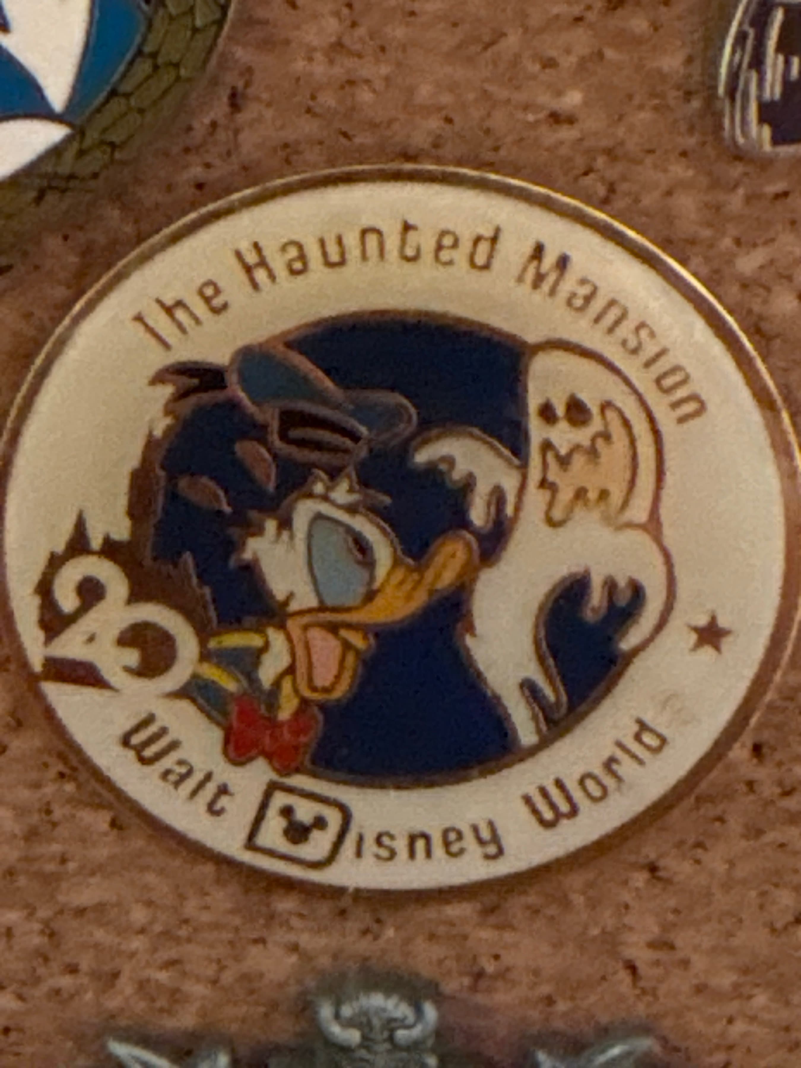 The Haunted Mansion - Donald Duck and Ghost - Walt Disney World 20th Anniversary front