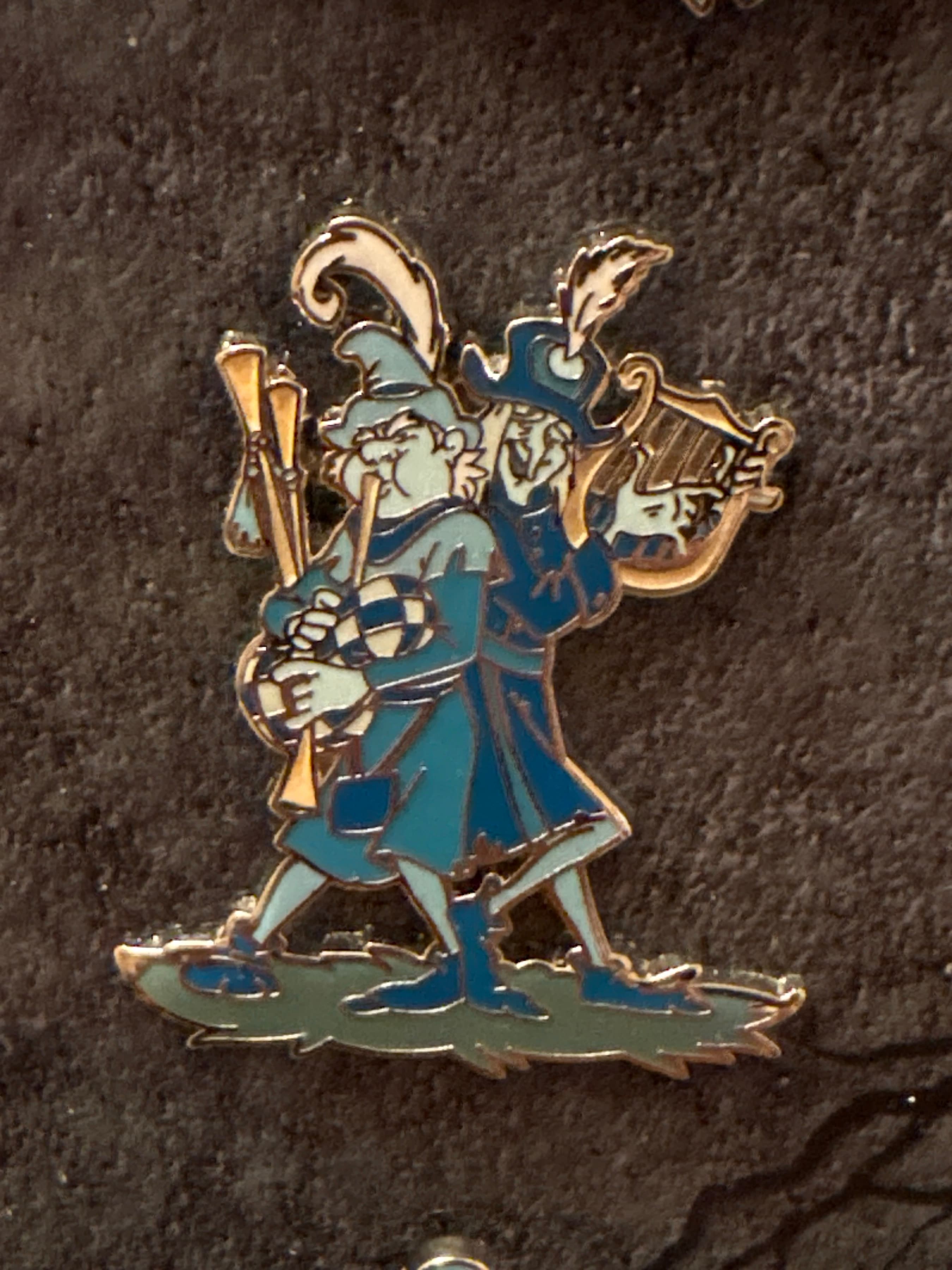 Graveyard Musicians Bagpiper and Harpist - Haunted Mansion Collectors Set (Disneyland) front