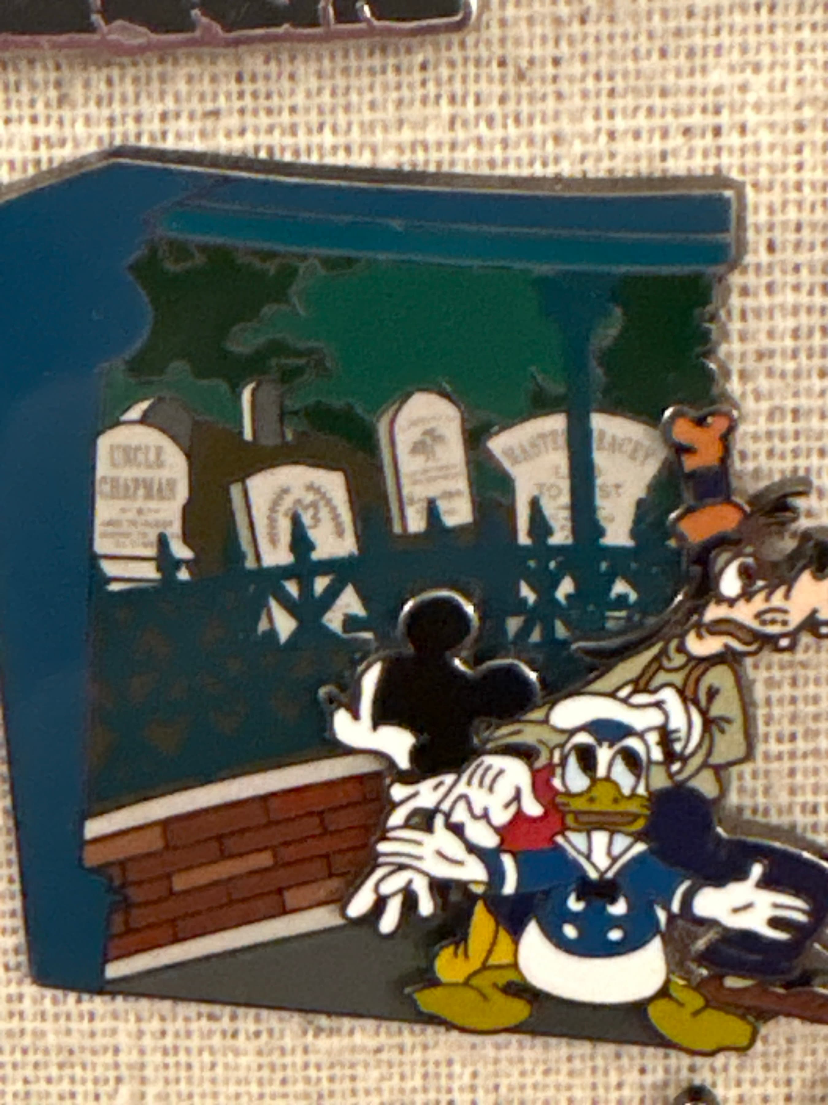 Mickey, Donald, and Goofy in Graveyard - Haunted Attraction Collection front
