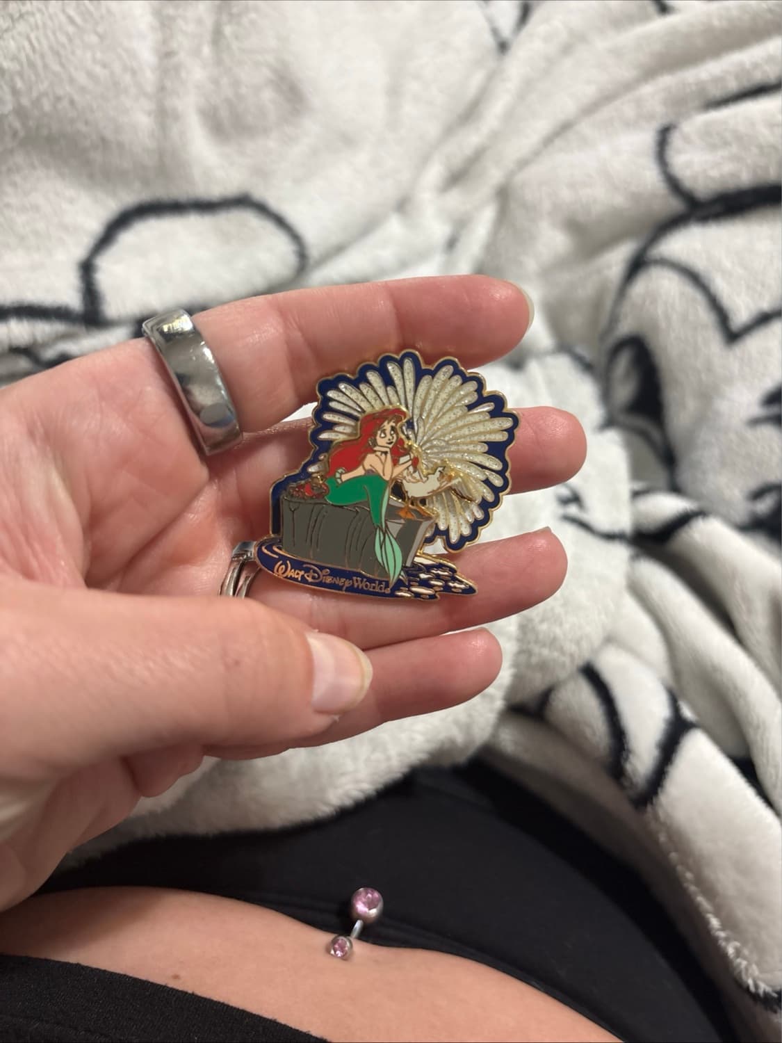 Ariel Surprise Pin front