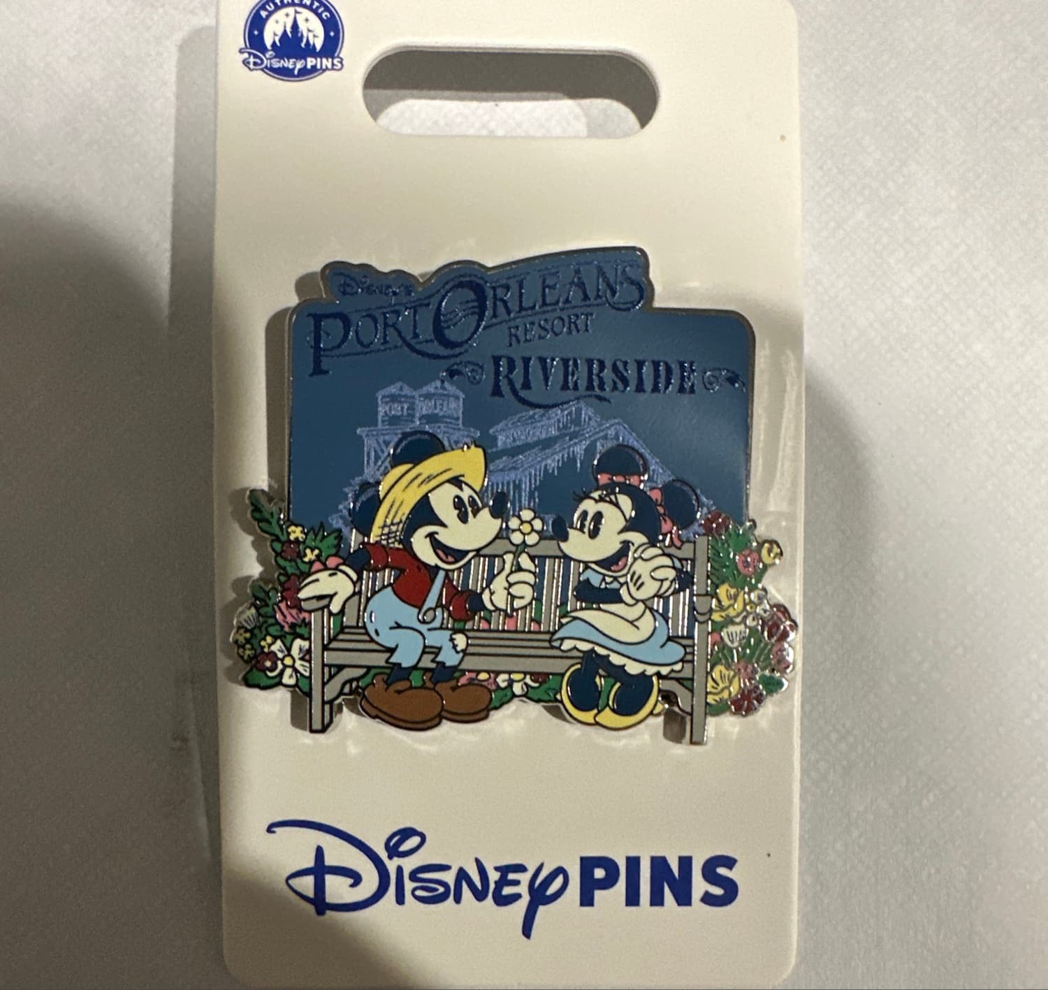 Riverside - Mickey and Minnie on Bench front