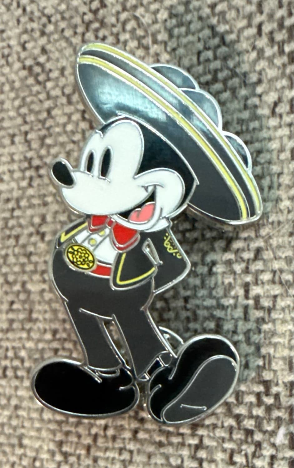 Mariachi Mickey Mouse Sombrero Mexico Pavilion Epcot World Showcase Disney Pin front