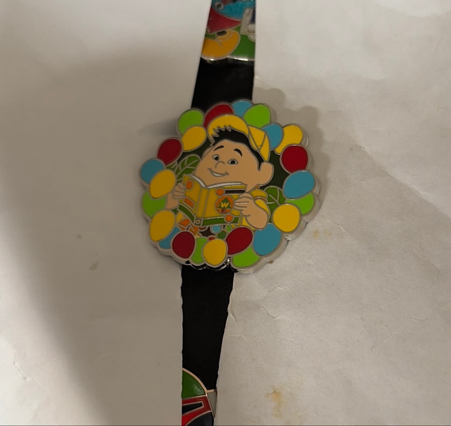 Russell - Wilderness Explorer - Balloons - Up - Pixar - Mystery Pin front