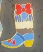 Her Universe Disney Snow White Princess Cowboy Boot Pin front