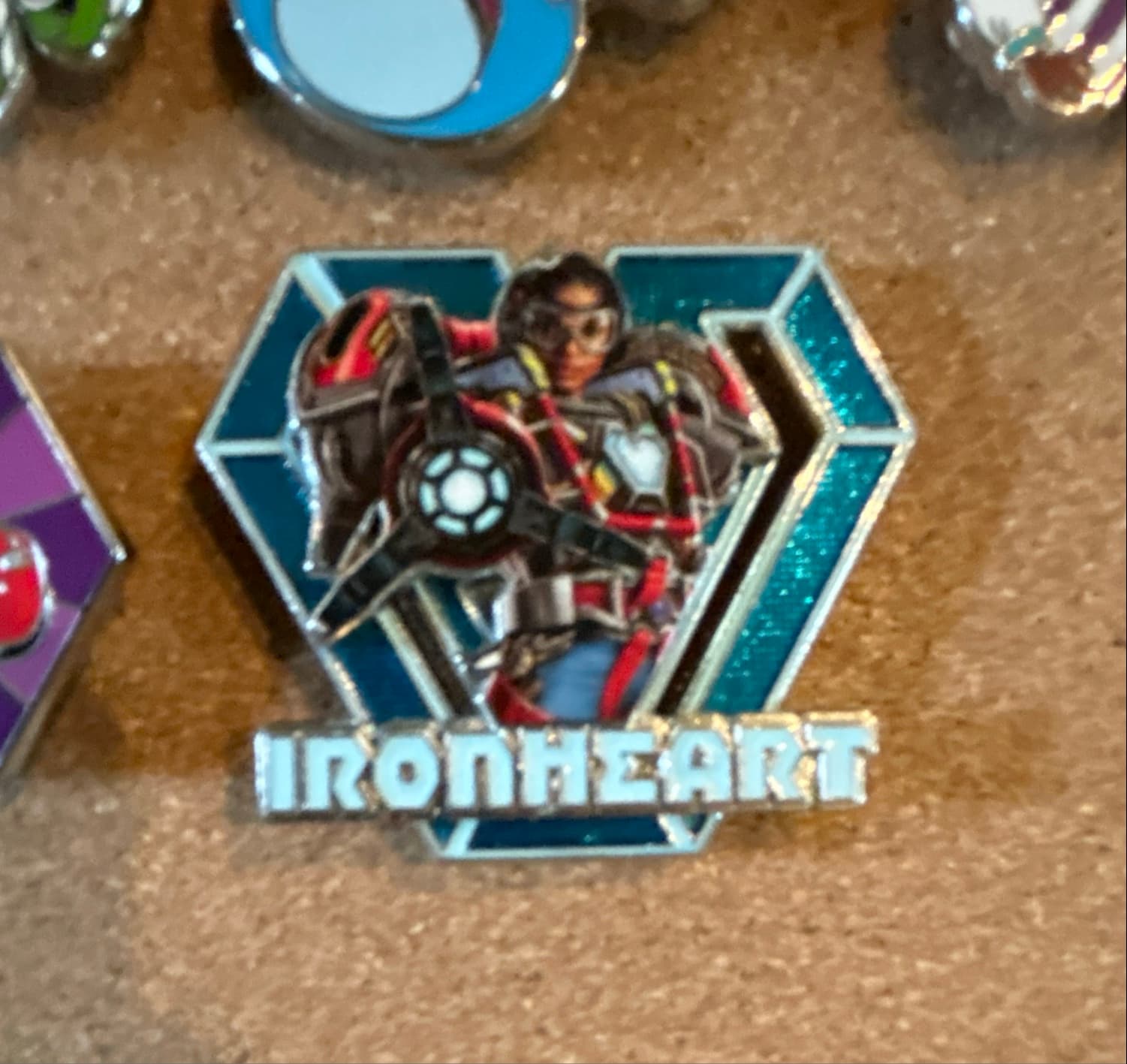 Ironheart pin front