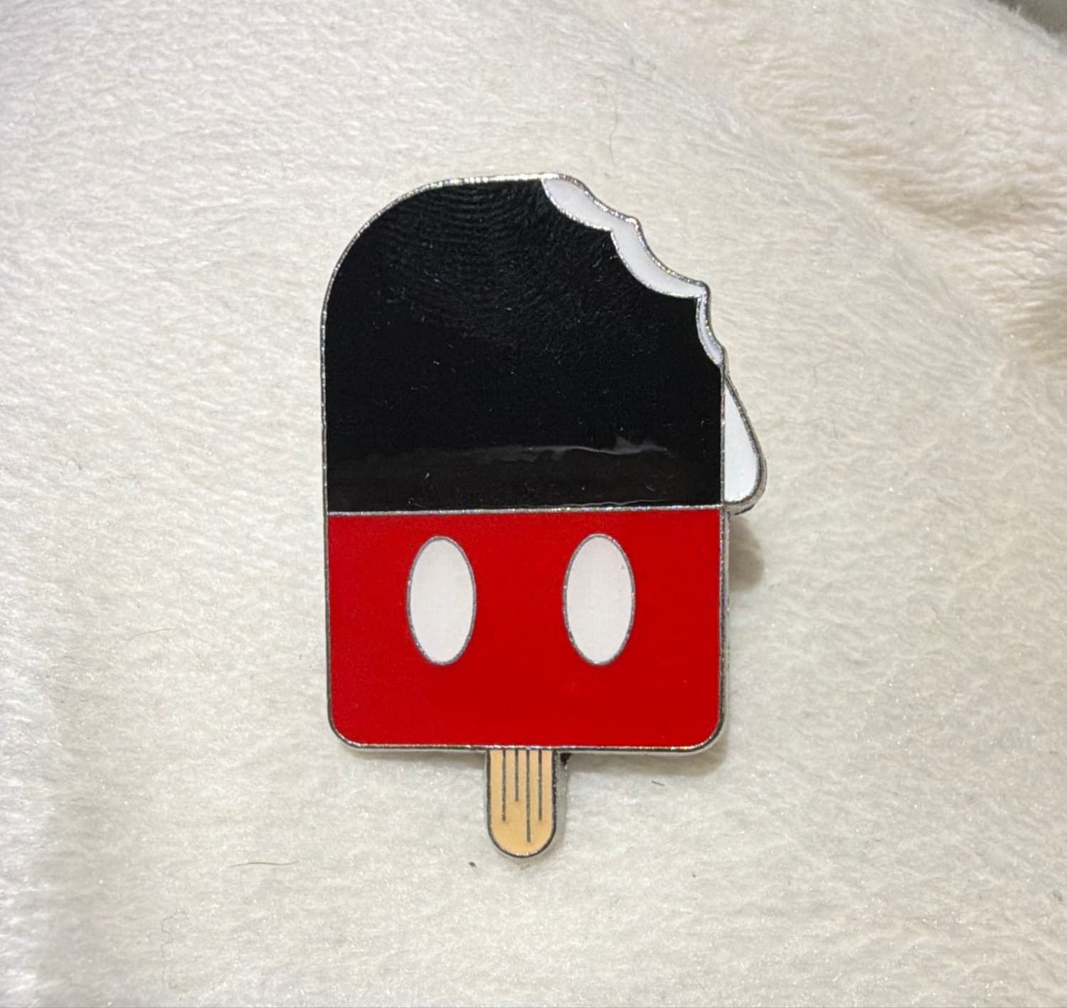 Mickey Mouse Ice Cream Bar Pin front