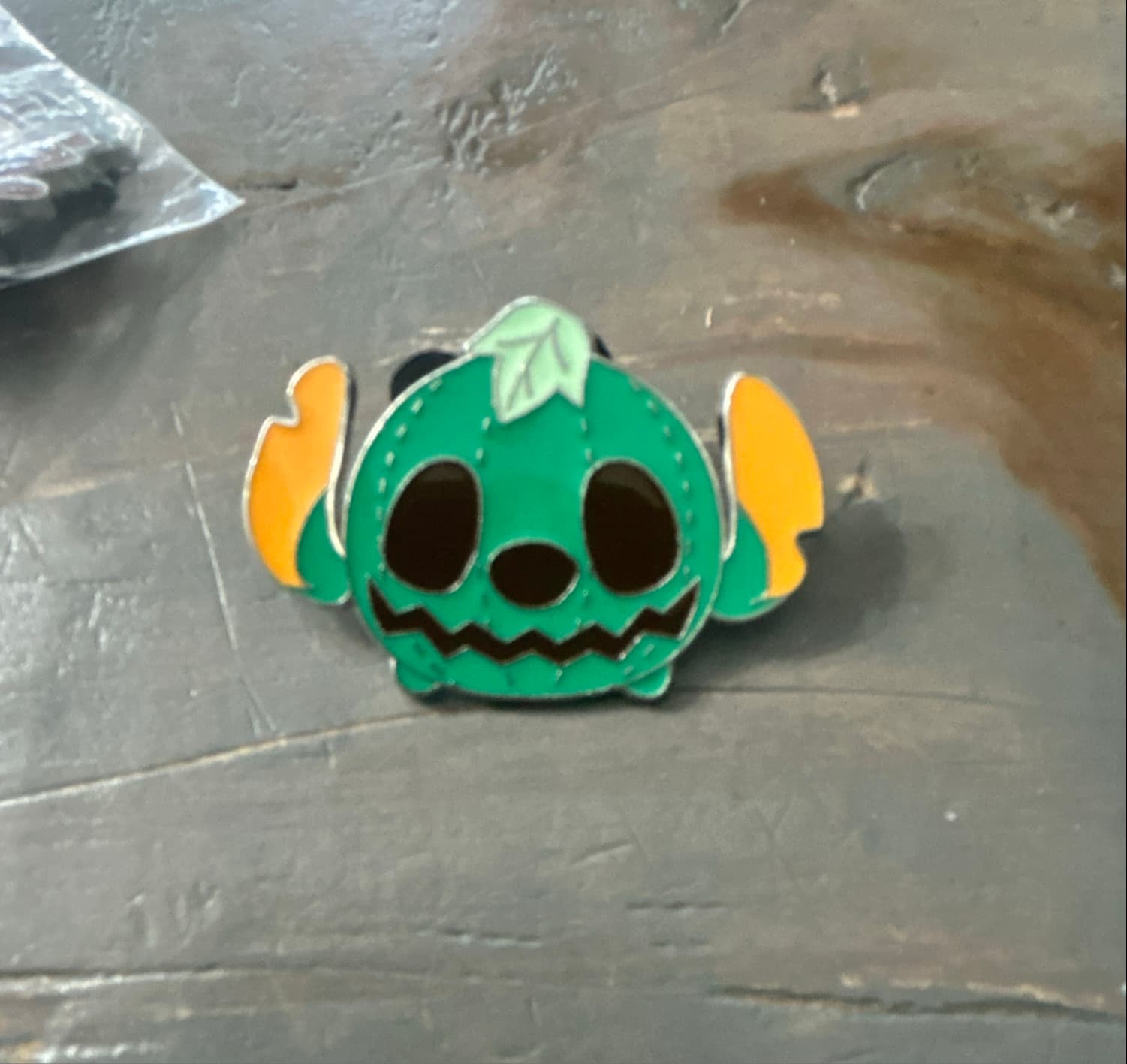 Stitch Green Pumpkin Tsum Tsum front