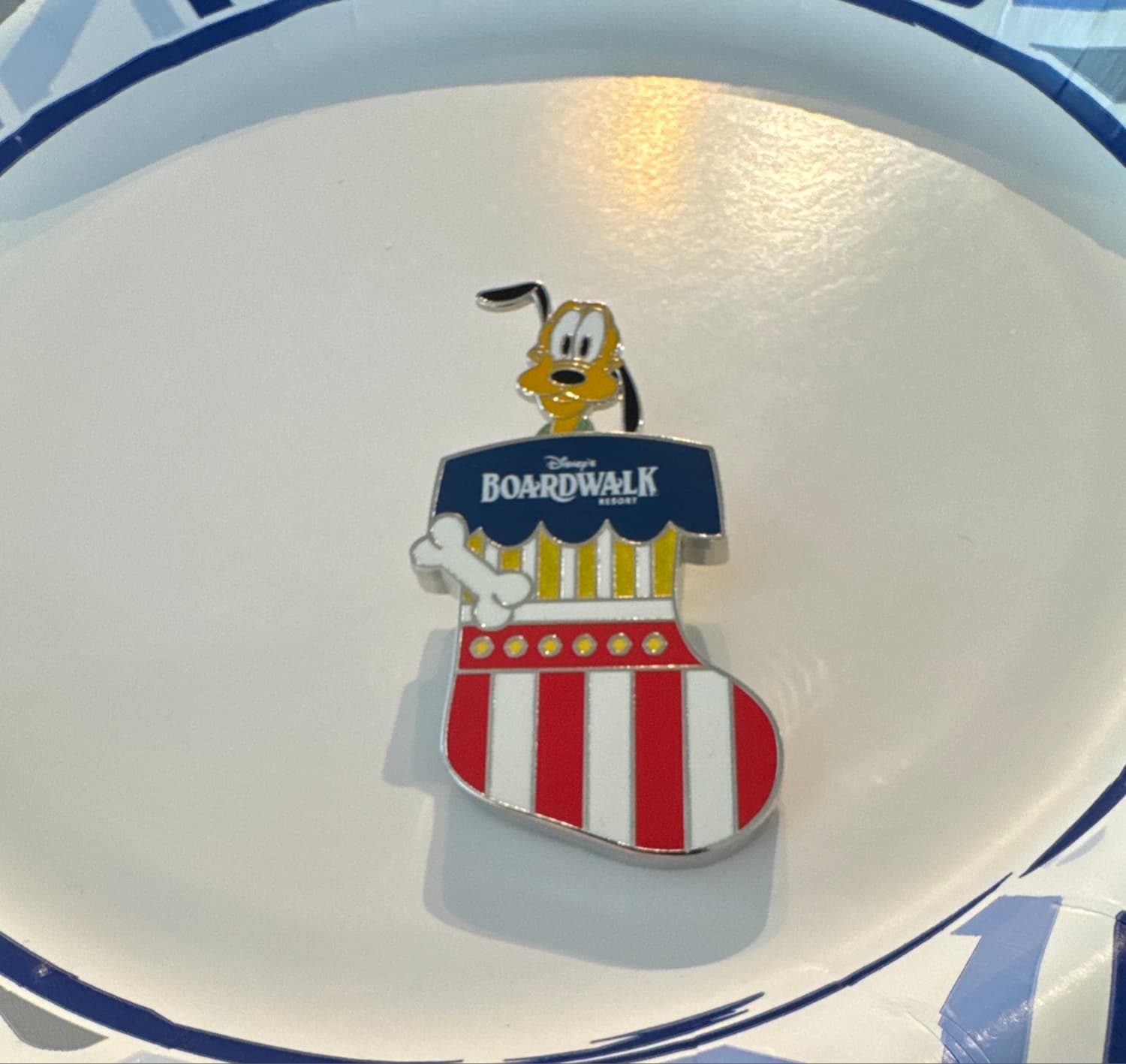 WDW - 2023 Disney Resorts Christmas Pin Collection - Boardwalk Resort - Pluto front