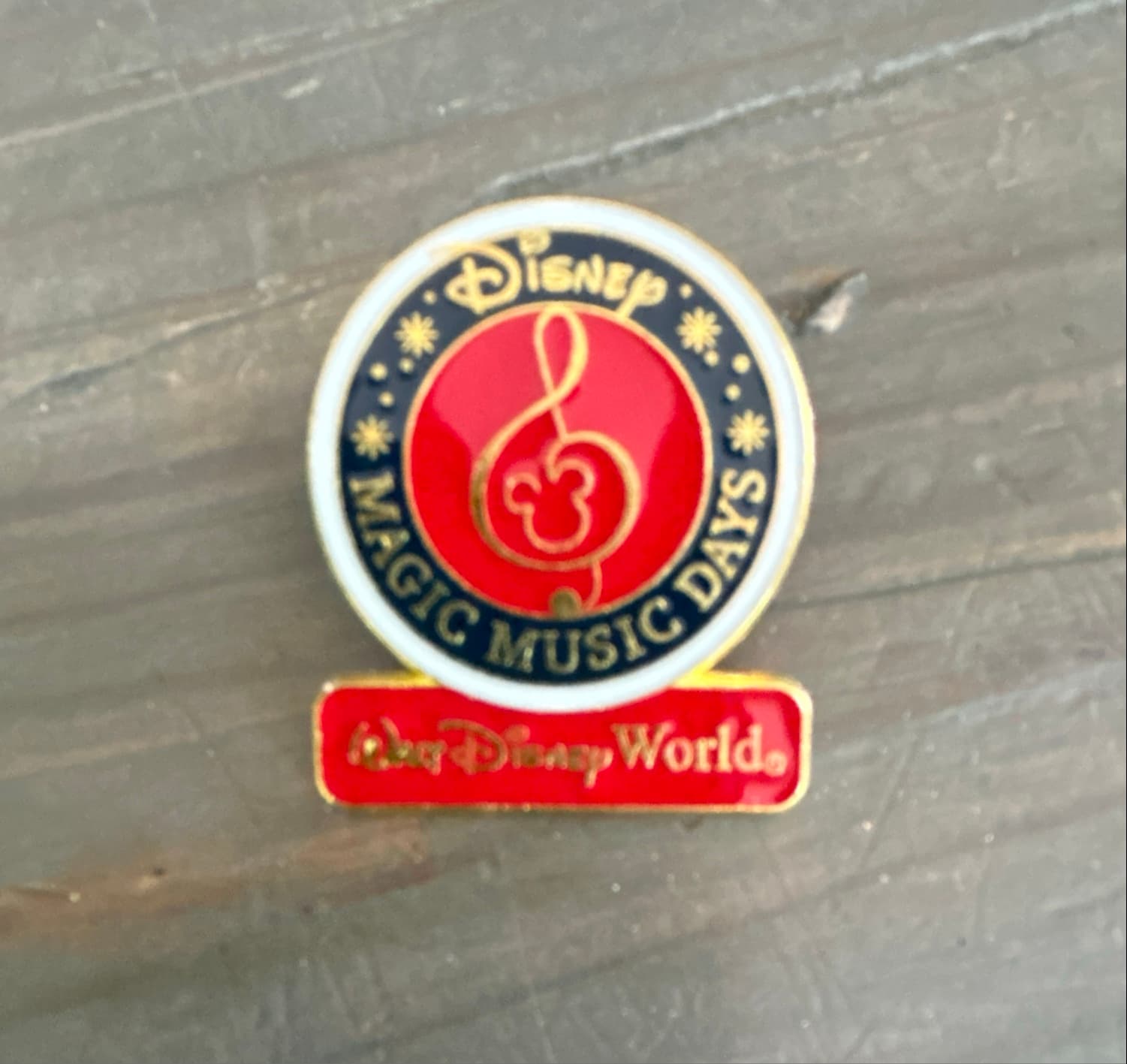 Red Treble Clef Logo front