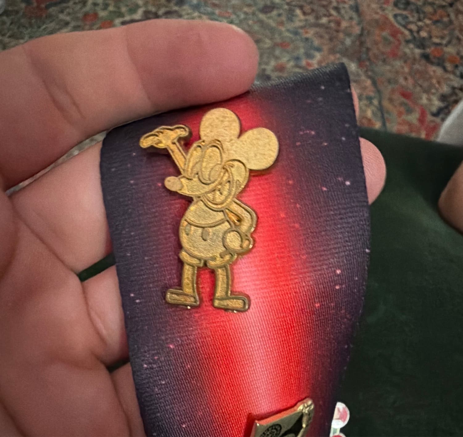Golden Classic Mickey Mouse Waving front