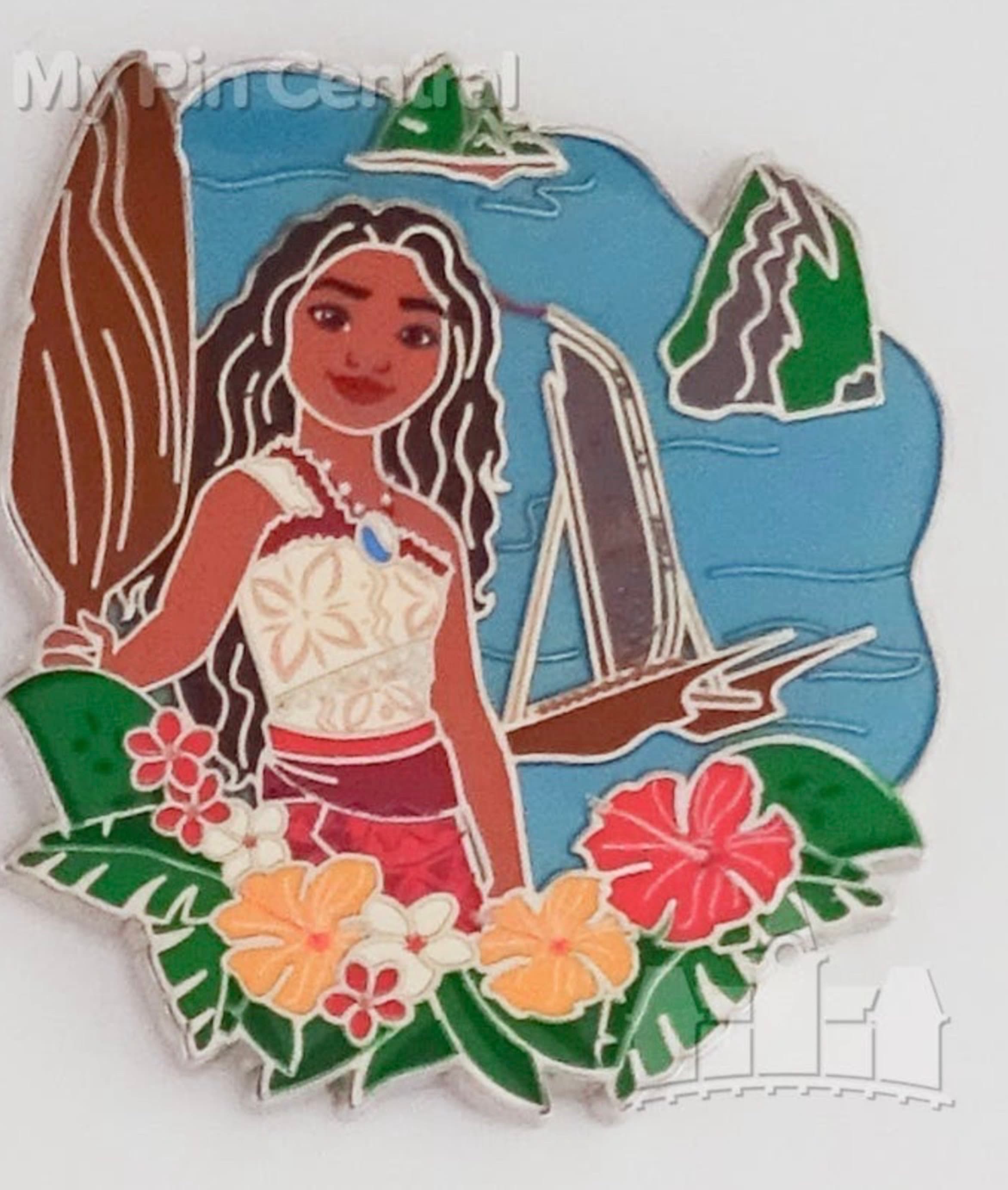 Moana Tropical Adventure Pin front