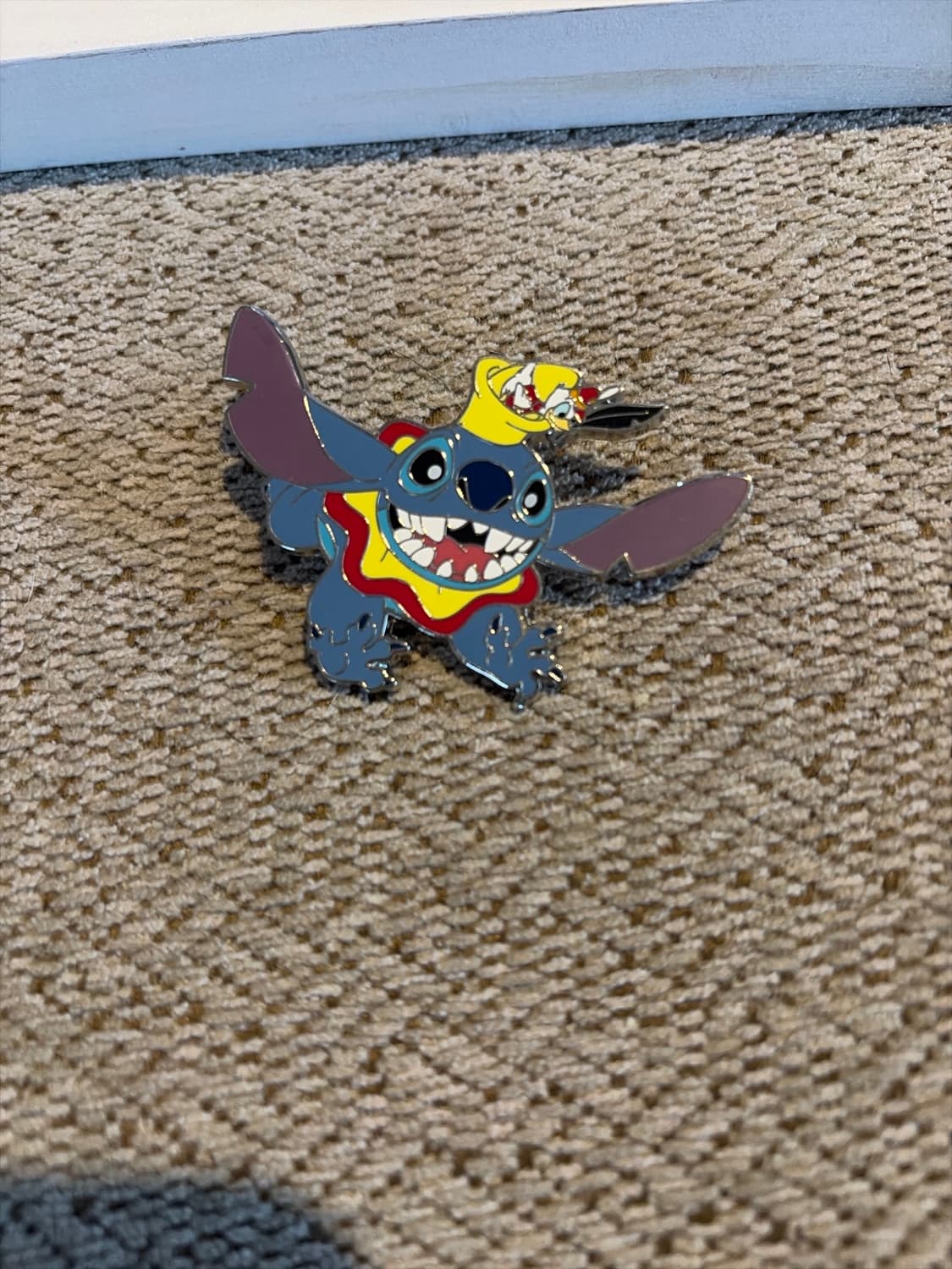 Stitch as flying Dumbo front