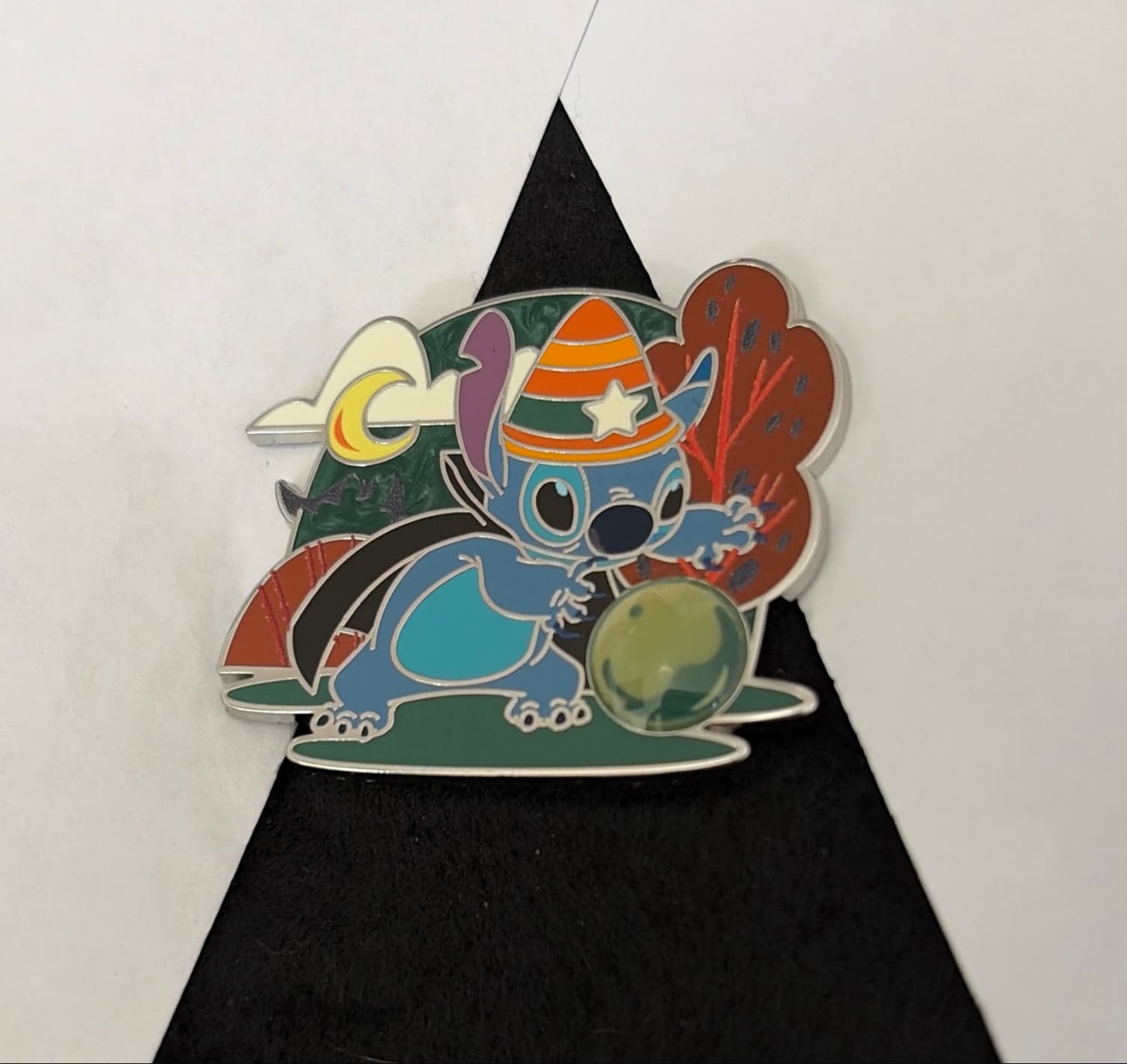 Stitch as Wizard with Crystal Ball front