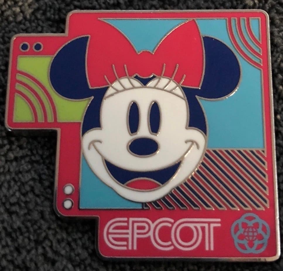 Minnie Mouse Epcot Pin front
