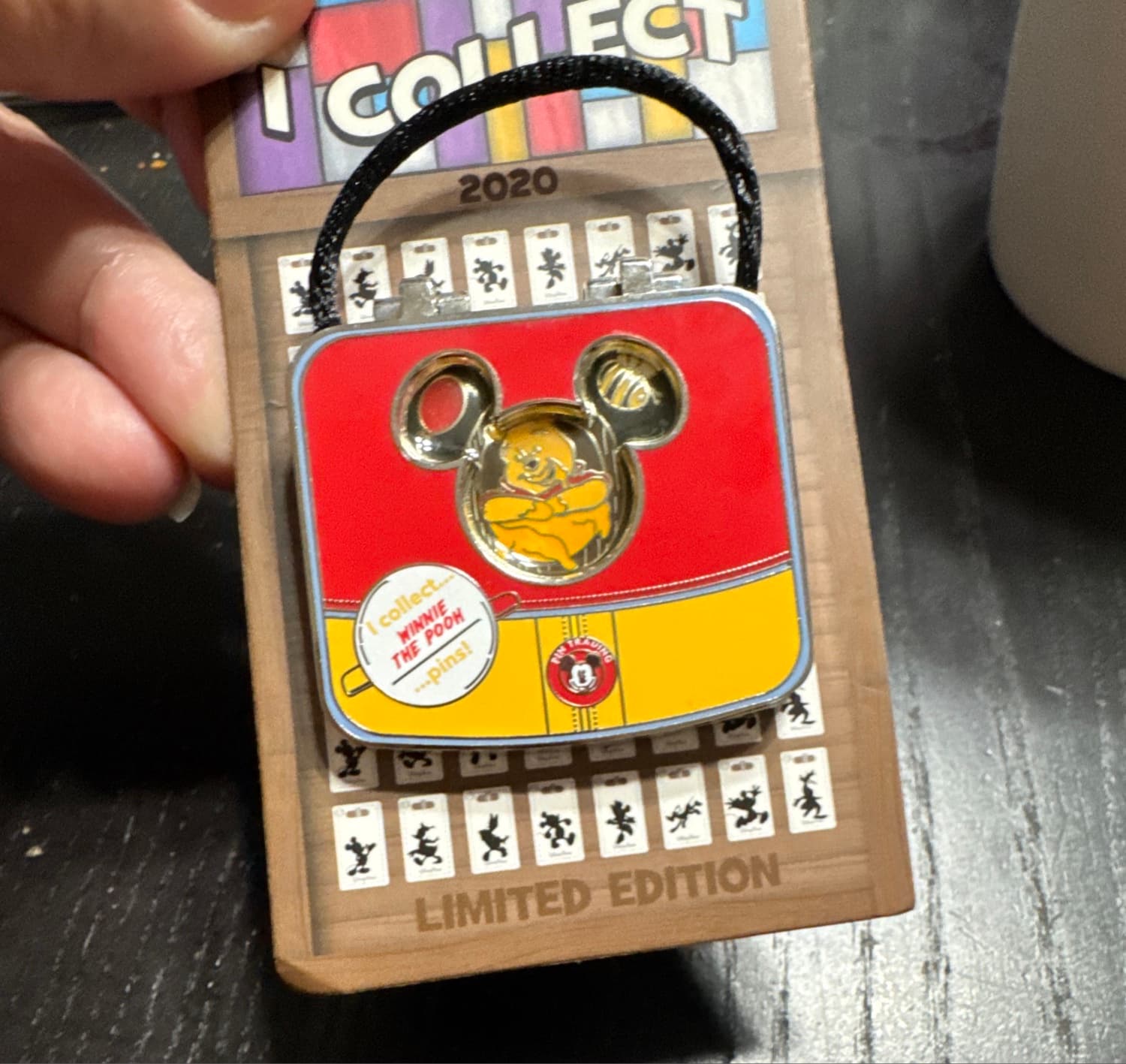 I Collect Hinged Pin Trading Bag Series - Winnie the Pooh front