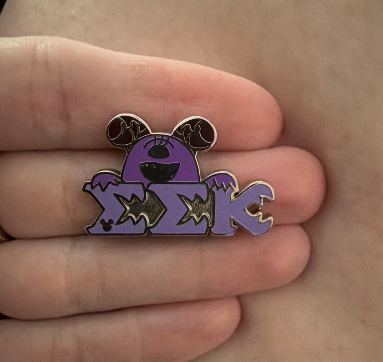 Monsters University - Slugma Slugma Kappa (EEK) Sorority Pin front