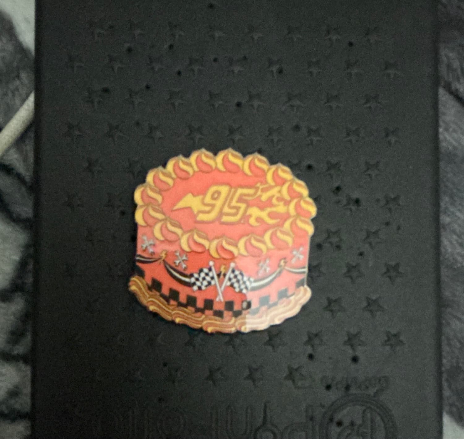 Lightning McQueen Cake - Loungefly Disney Pixar Cakes Blind Box Enamel Pin front