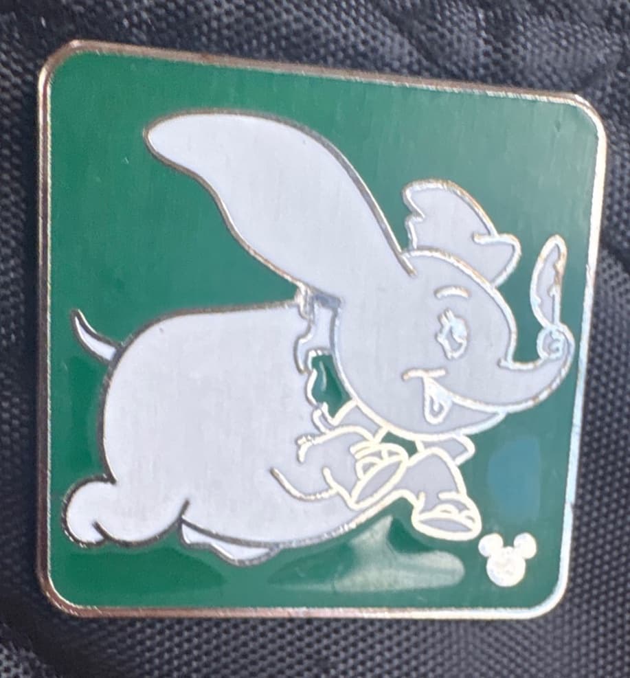 Flying Dumbo Hidden Mickey Pin front