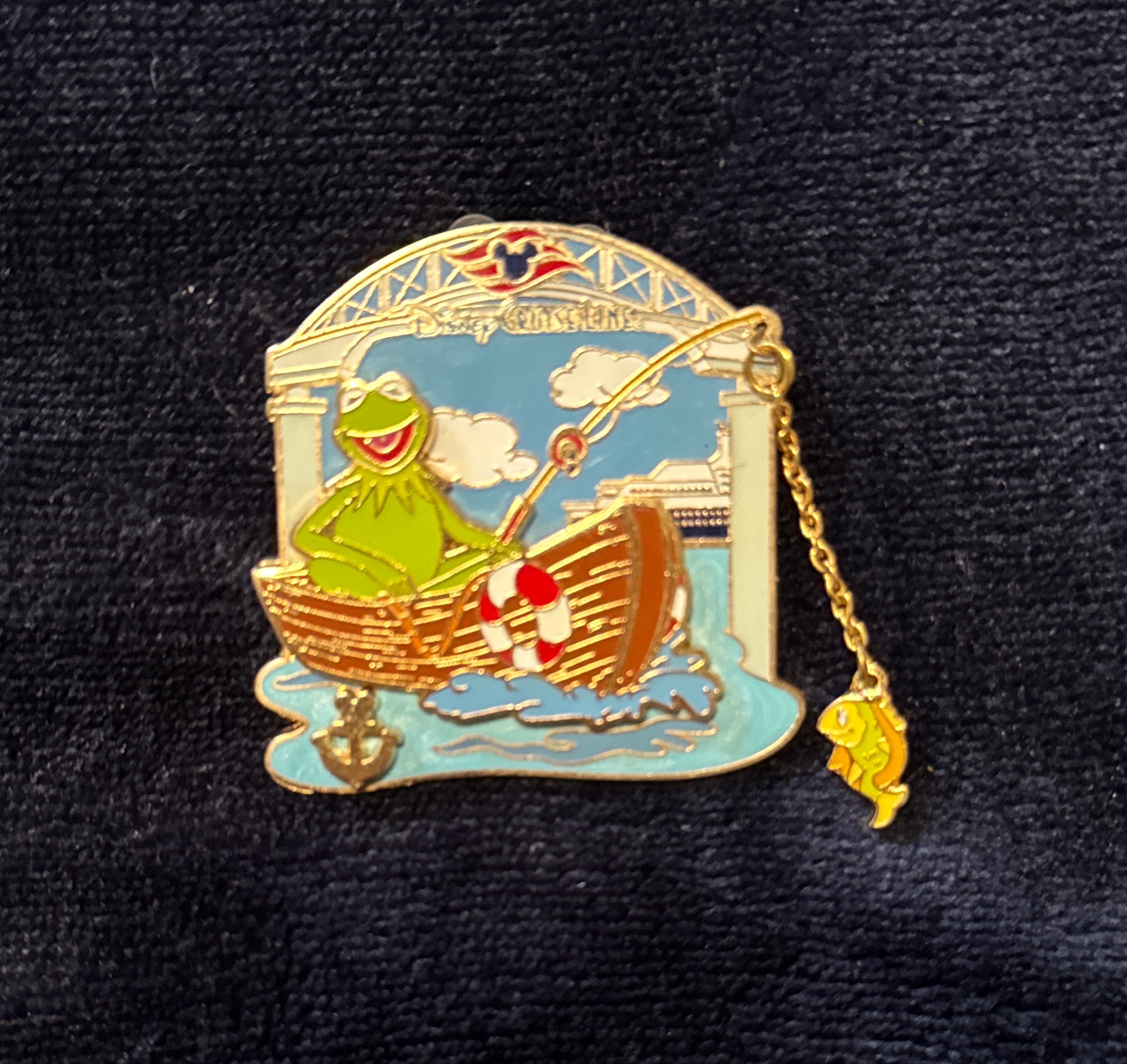 Kermit the Frog Fishing - Anchor Series - Disney Cruise Line front