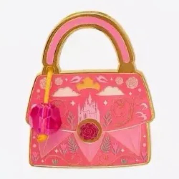 Aurora Sleeping Beauty Handbag Pin front