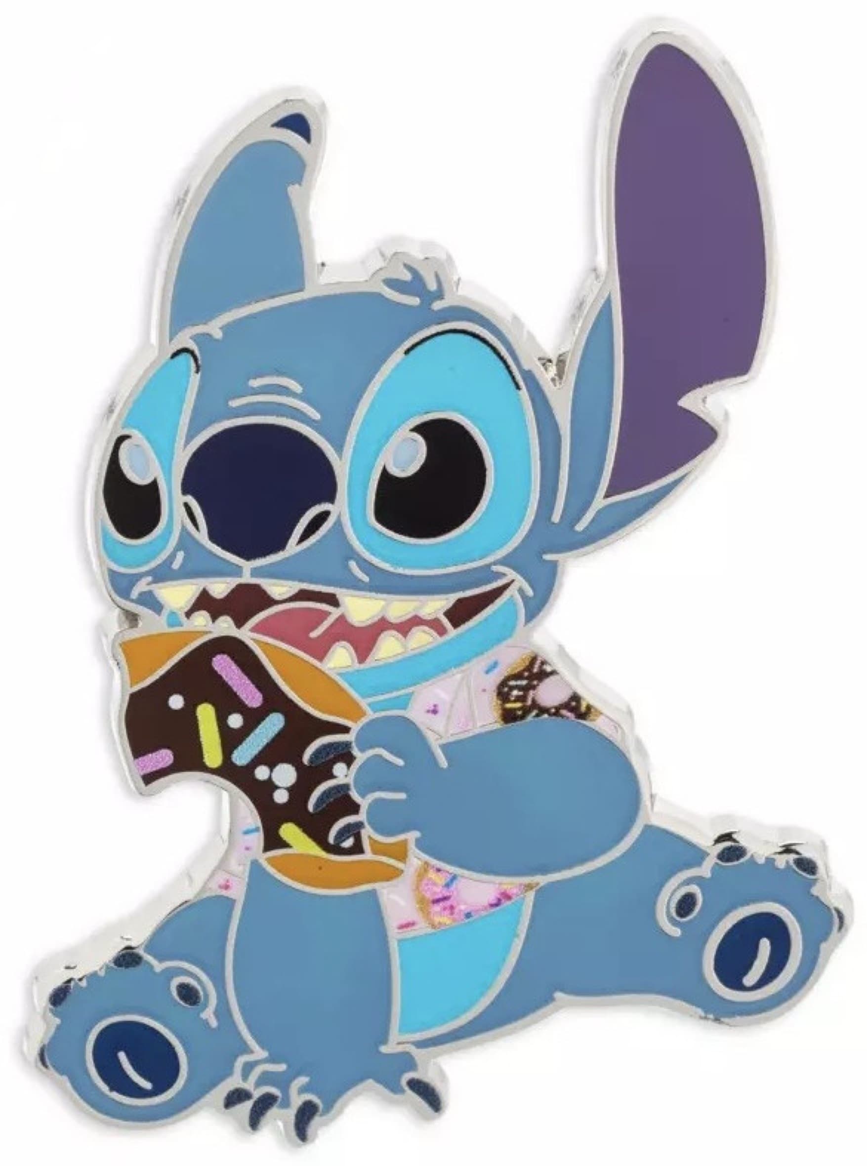 Stitch Eating Donut front