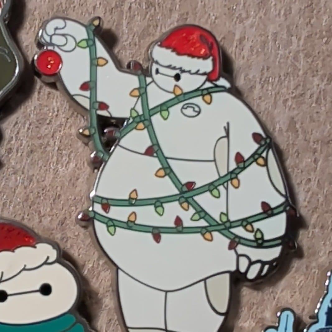 Baymax Holiday Pin front