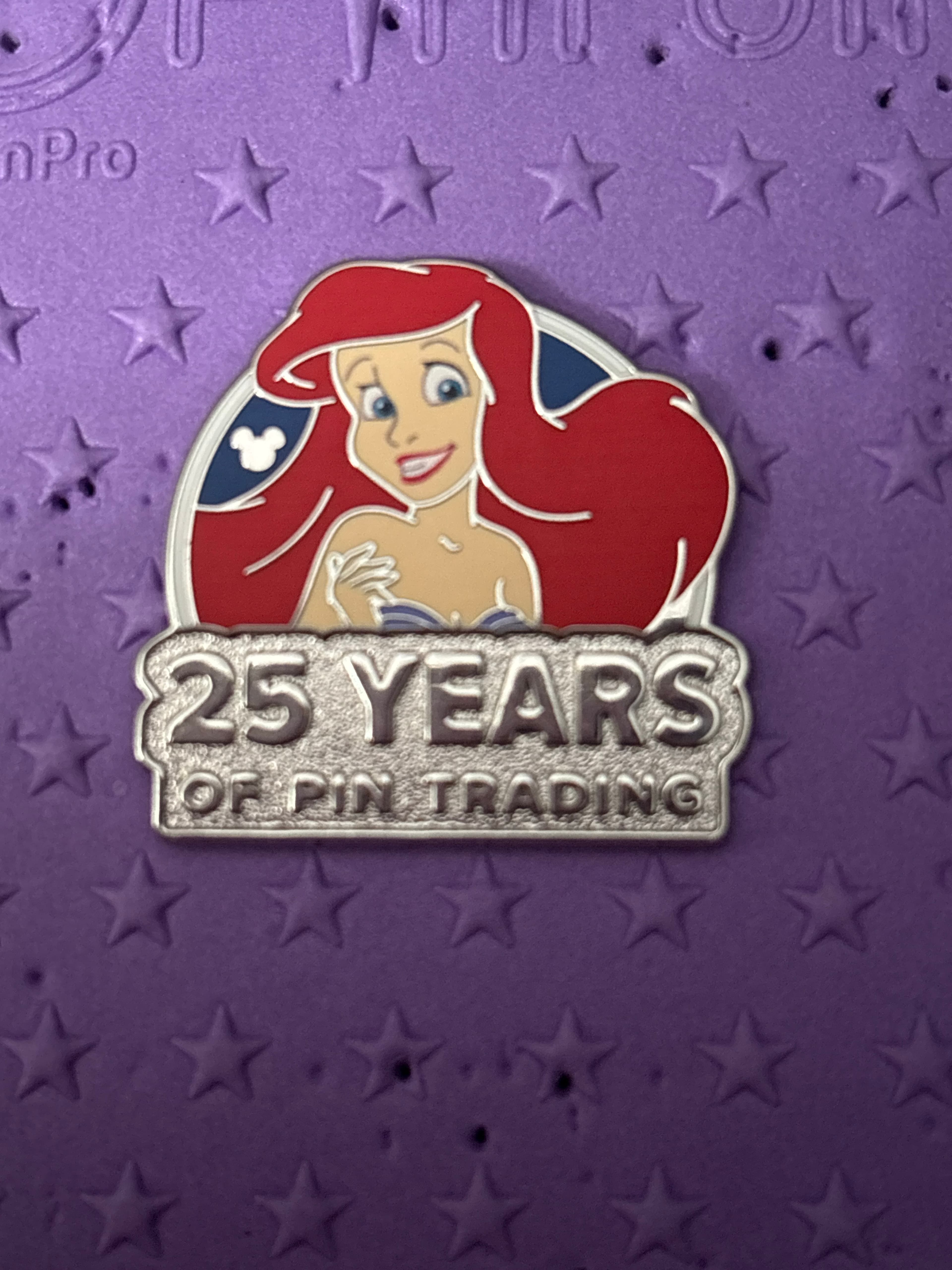Ariel Pin Trading 25th Anniversary front