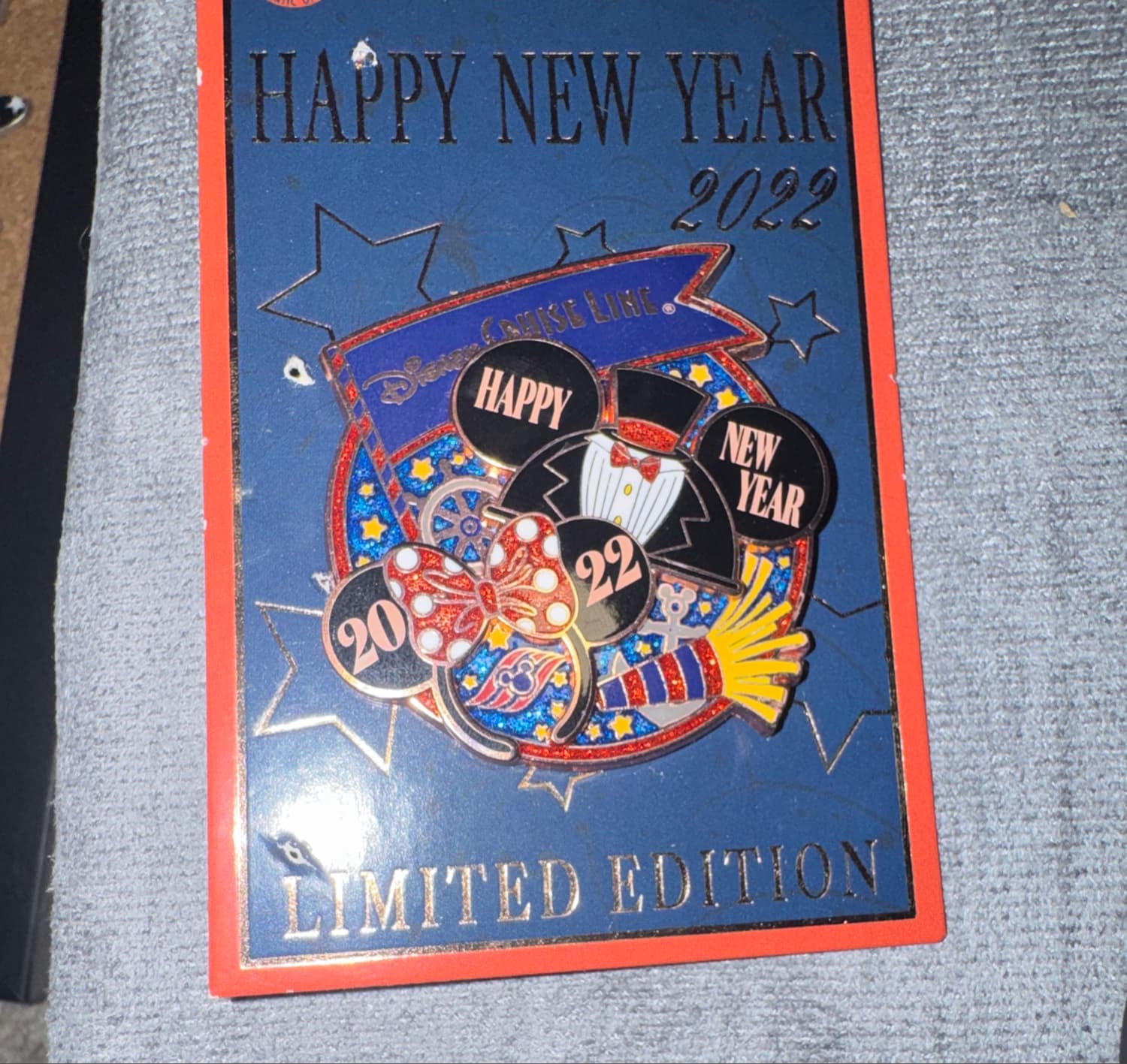 Disney Cruise Line Happy New Year 2022 front